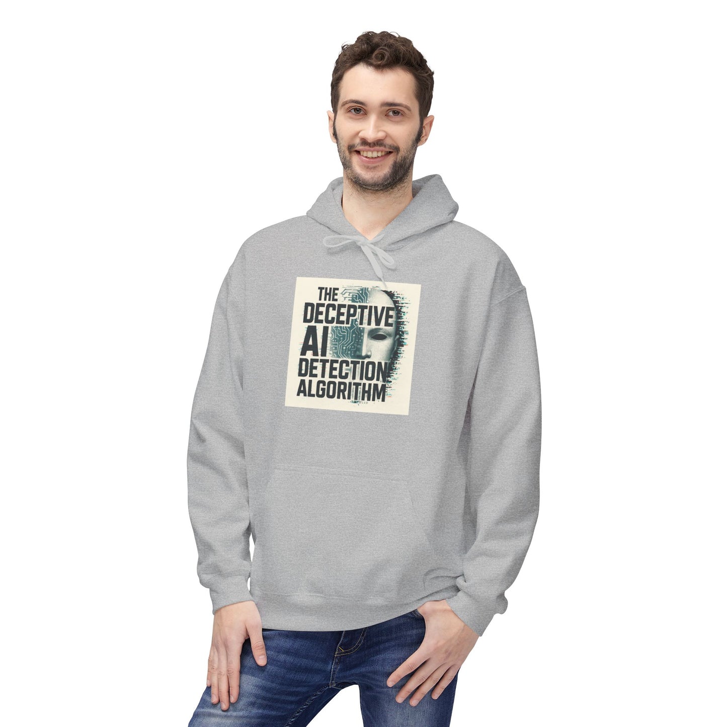 Deceptive AI Detection Algorithm Ruse Clues Hoodie