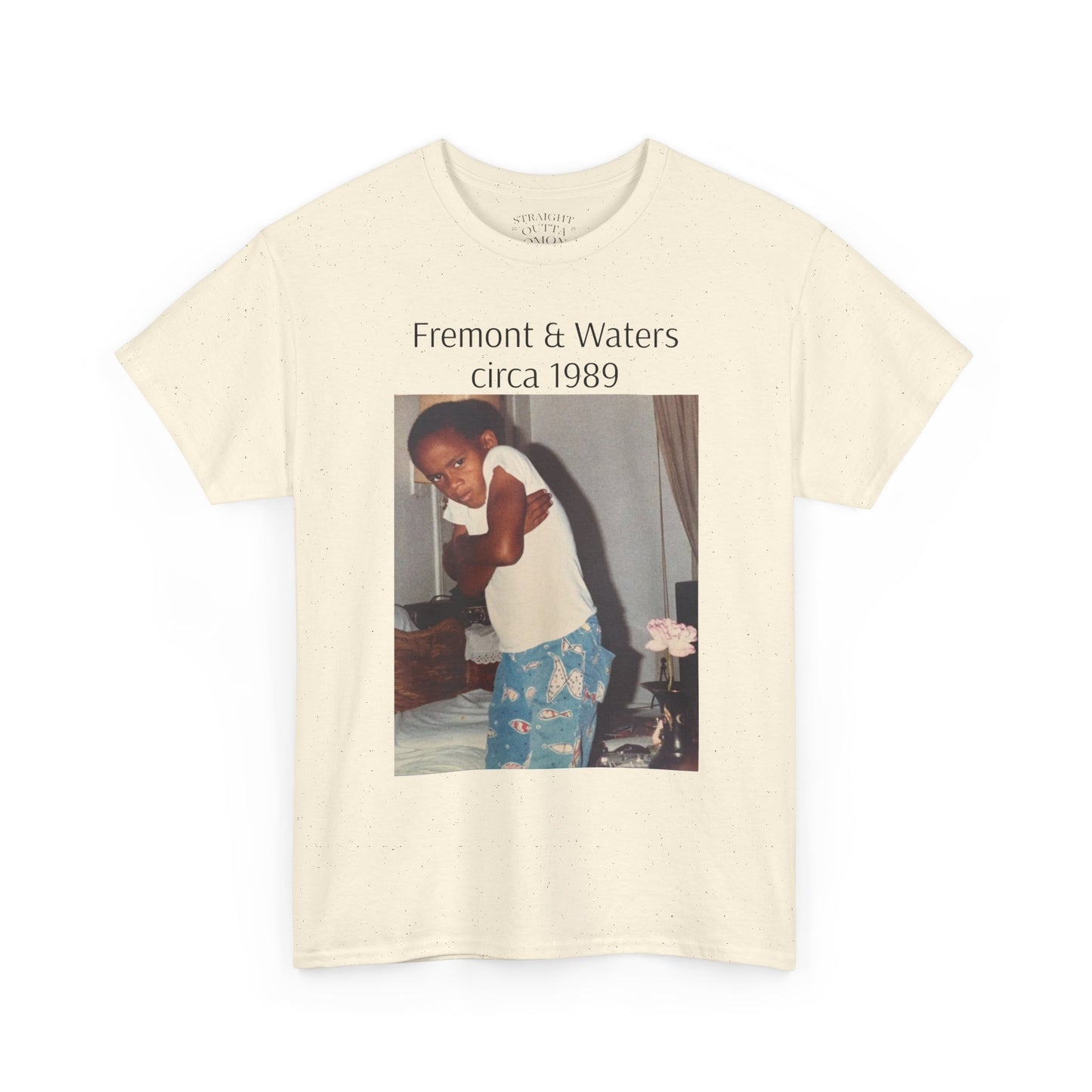 Straight Outta Pomona™ Tee, Unisex Heavy Cotton Tee, Vintage Style Shirt, Fremont & Waters circa 1989 tribute T-Shirt, Gift for Him/Her, 80s/90s Fashion