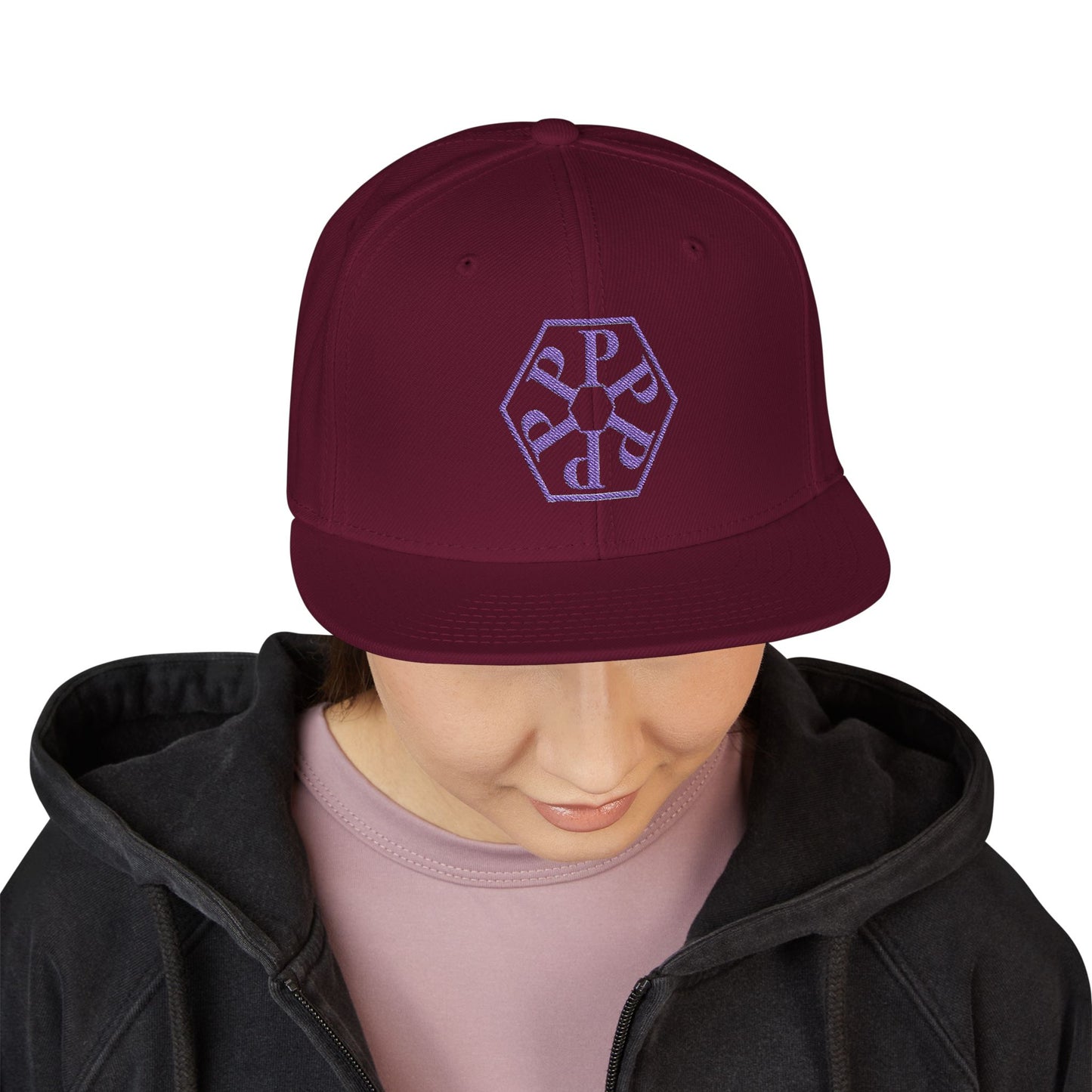 Stylish Straight Outta Pomona™ Snapback Cap with bluish logo, Trendy Hat for Casual Outfits, Perfect Gift for Friends, Summer Festivals, Daily Wear