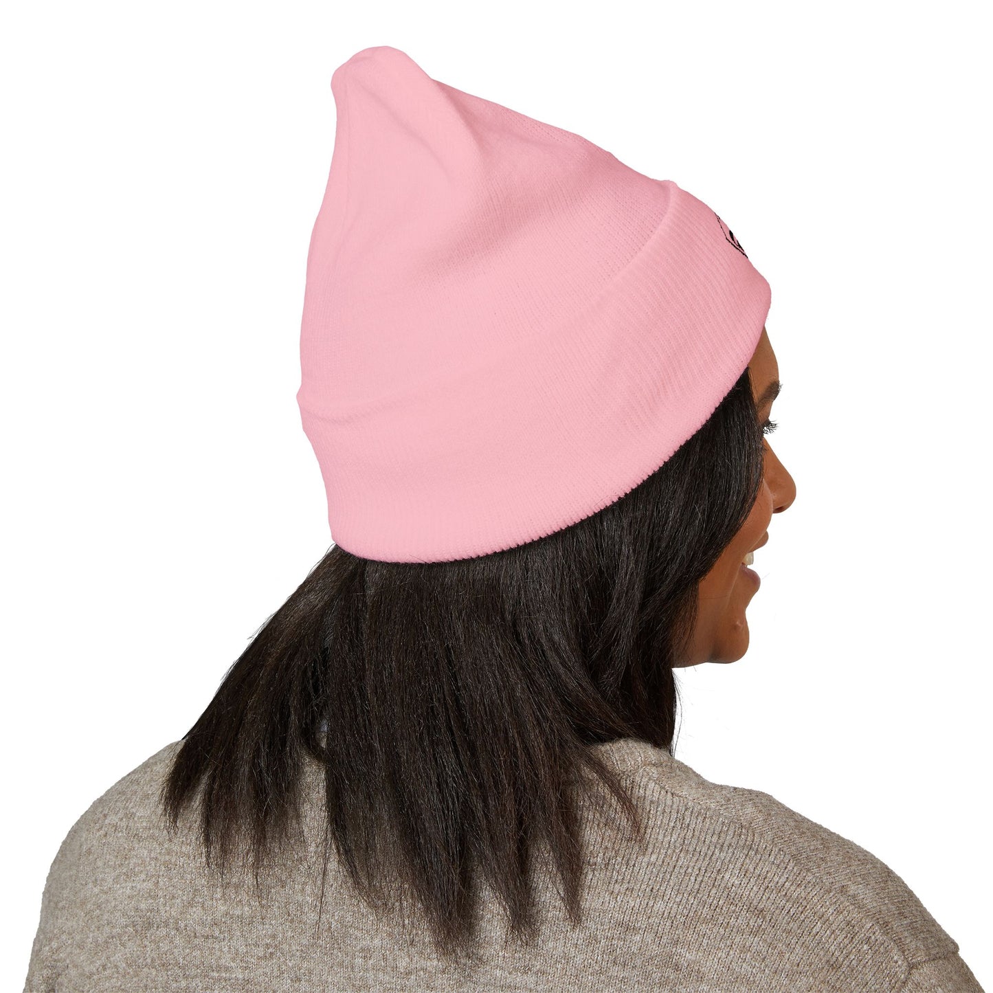 Stylish Embroidered Straight Outta Pomona™ Beanie, Cozy Winter Hat, Gift for Him/Her, Custom Logo Beanie, Perfect for Warmth and Fashion