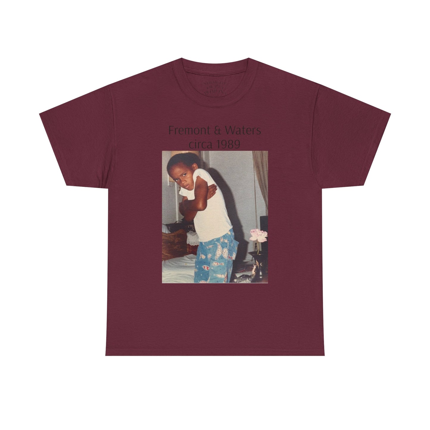 Straight Outta Pomona™ Tee, Unisex Heavy Cotton Tee, Vintage Style Shirt, Fremont & Waters circa 1989 tribute T-Shirt, Gift for Him/Her, 80s/90s Fashion