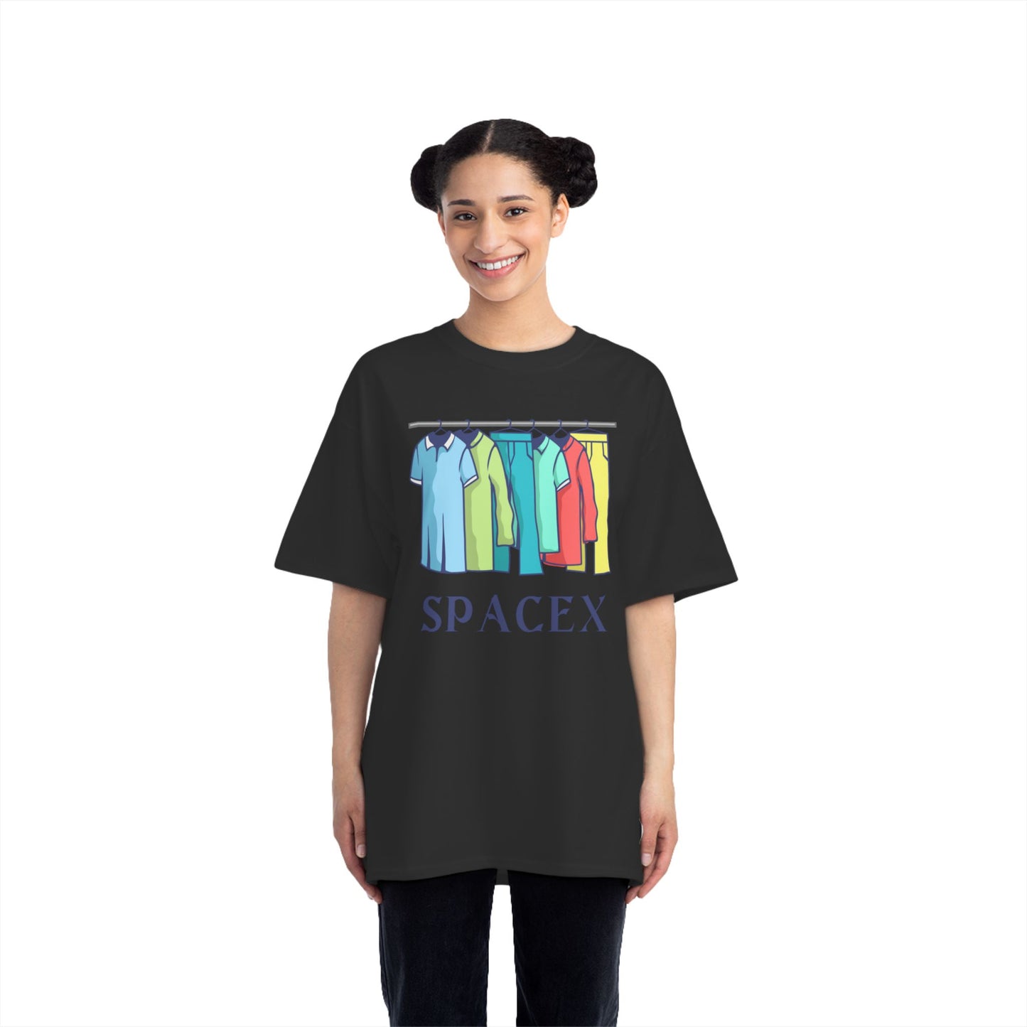 Short-Sleeve SpaceX T-Shirt for All Shapes and Sizes, Short, Tall, Fat, or Small, Casual Wear, Unique Graphic Tee
