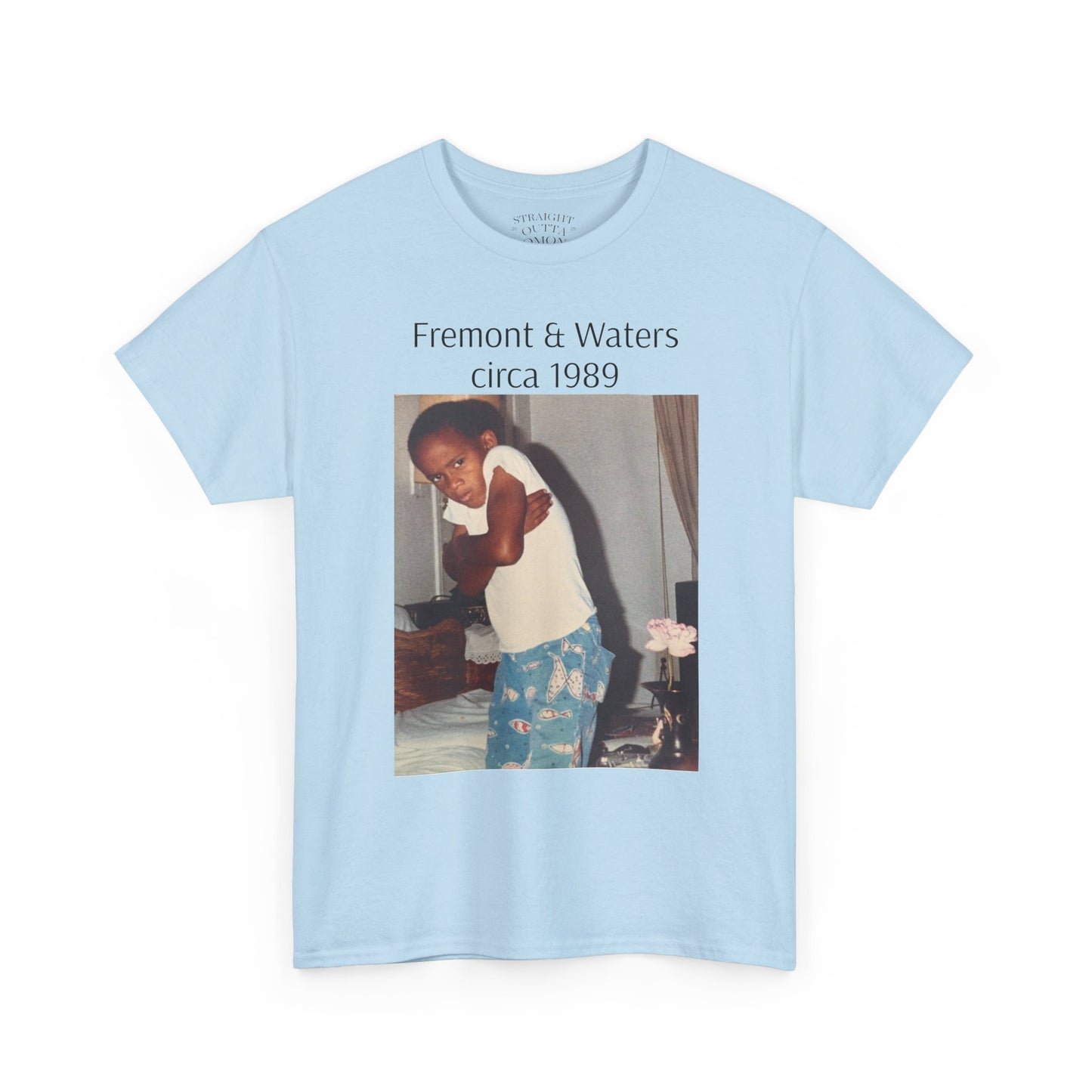 Straight Outta Pomona™ Tee, Unisex Heavy Cotton Tee, Vintage Style Shirt, Fremont & Waters circa 1989 tribute T-Shirt, Gift for Him/Her, 80s/90s Fashion