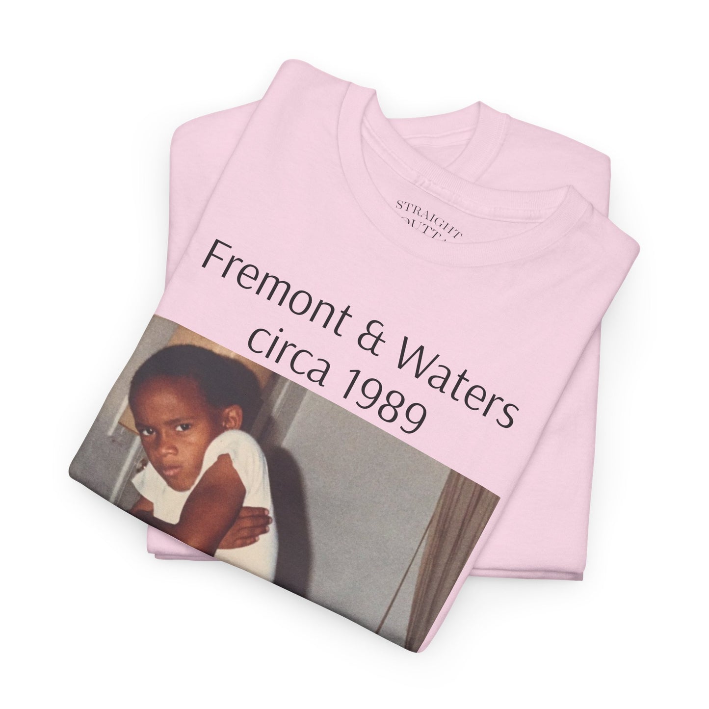 Straight Outta Pomona™ Tee, Unisex Heavy Cotton Tee, Vintage Style Shirt, Fremont & Waters circa 1989 tribute T-Shirt, Gift for Him/Her, 80s/90s Fashion