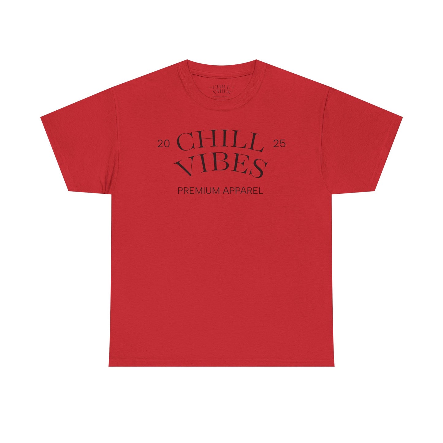Chill Vibes Unisex Heavy Cotton Tee, Relaxed Wear, Casual Outfit, Gift for Friends, Everyday Style, Chill Apparel