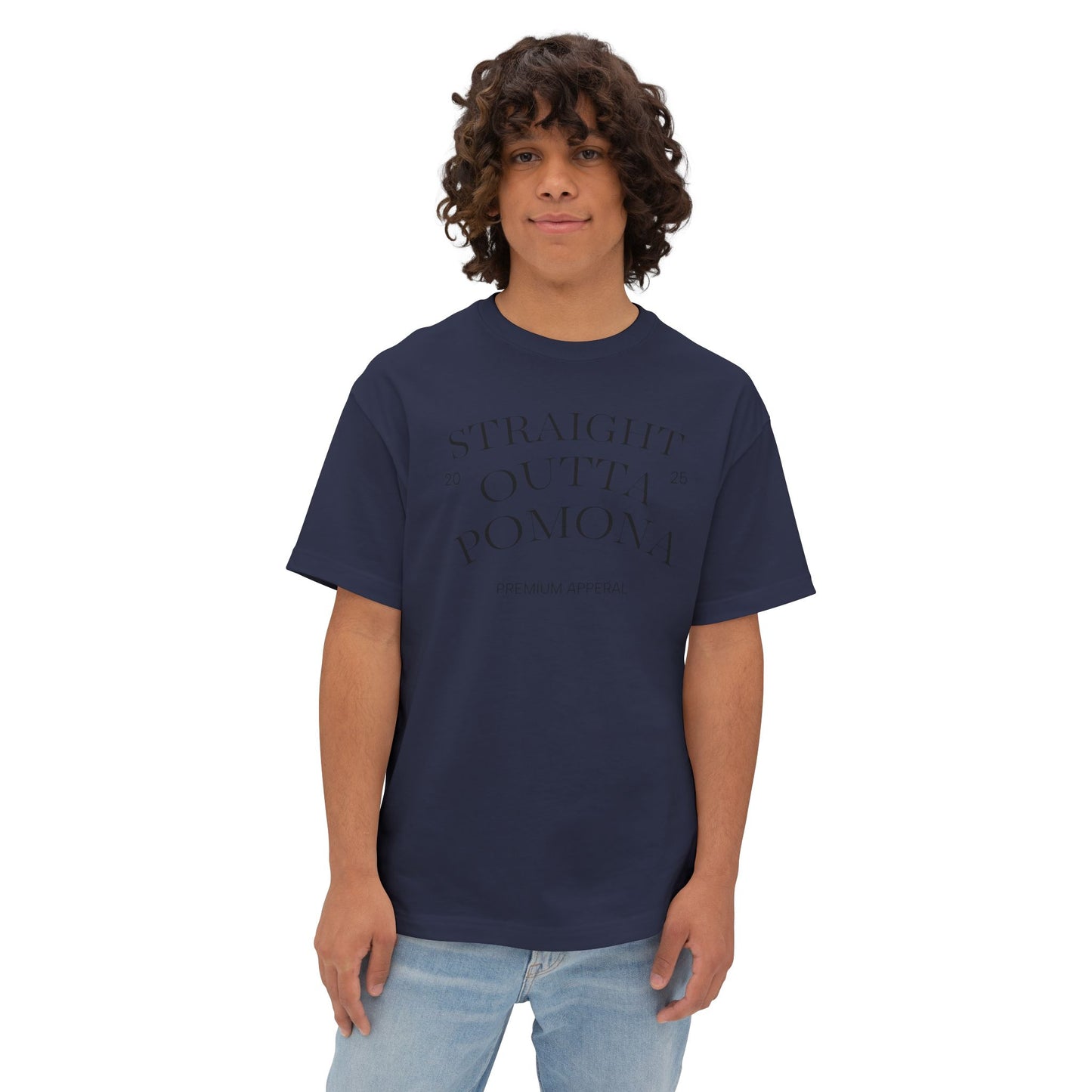 Straight Outta Pomona™ Unisex Oversized Tee, Relaxed Fit T-Shirt for Casual Outings, Streetwear Style, Gift for Fashion Lovers