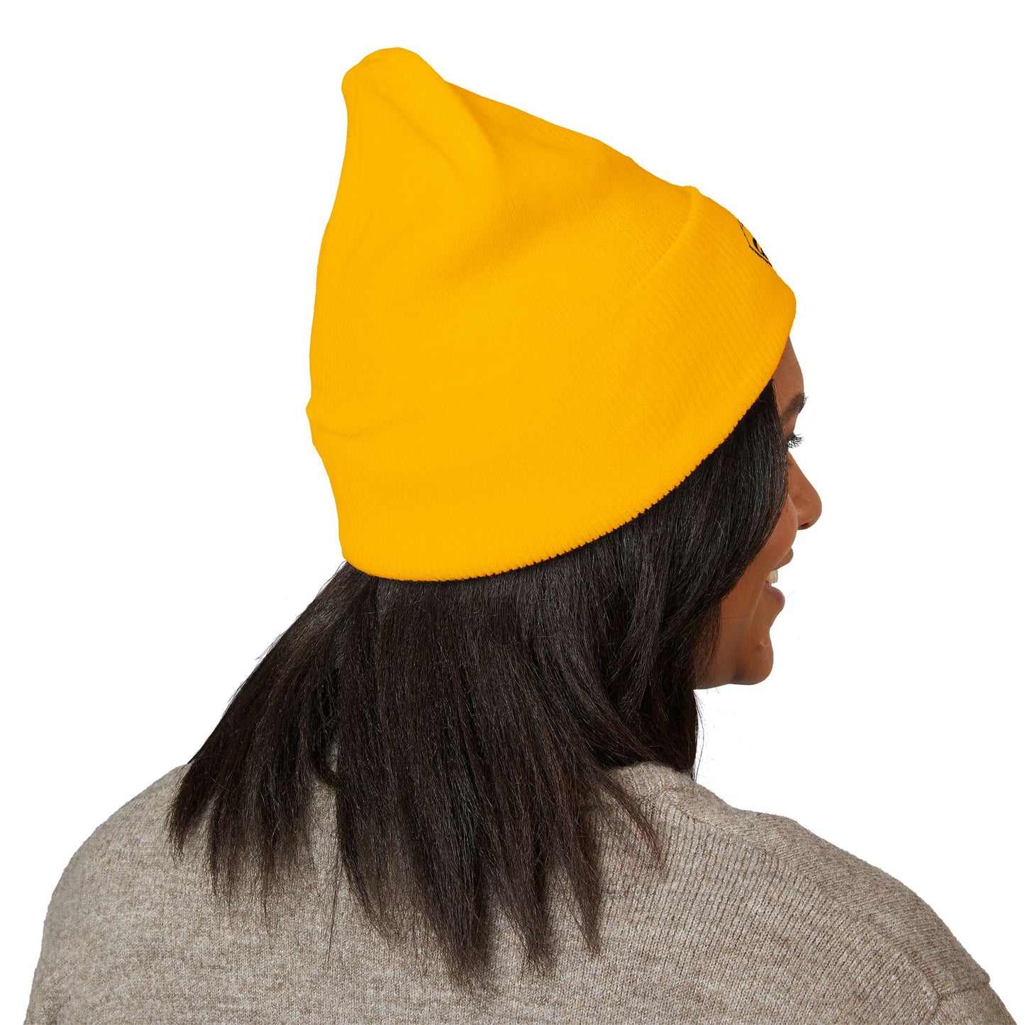 Stylish Embroidered Straight Outta Pomona™ Beanie, Cozy Winter Hat, Gift for Him/Her, Custom Logo Beanie, Perfect for Warmth and Fashion