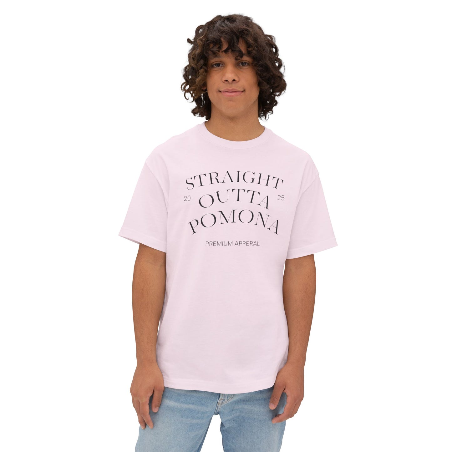 Straight Outta Pomona™ Unisex Oversized Tee, Relaxed Fit T-Shirt for Casual Outings, Streetwear Style, Gift for Fashion Lovers