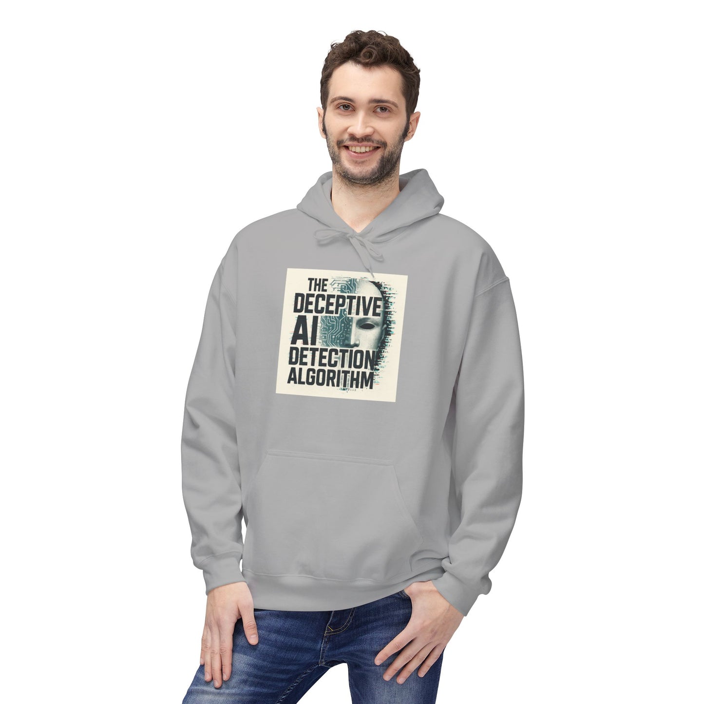 Deceptive AI Detection Algorithm Ruse Clues Hoodie