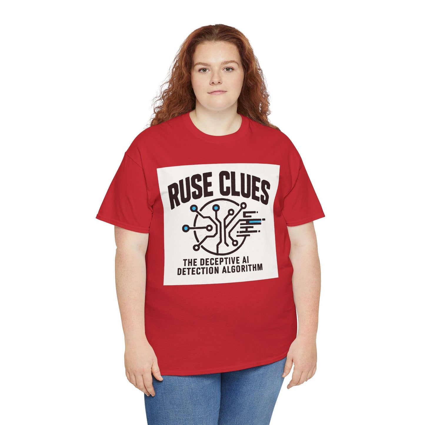 Ruse Clues® AI Detection Tee - Unisex Heavy Cotton T-Shirt