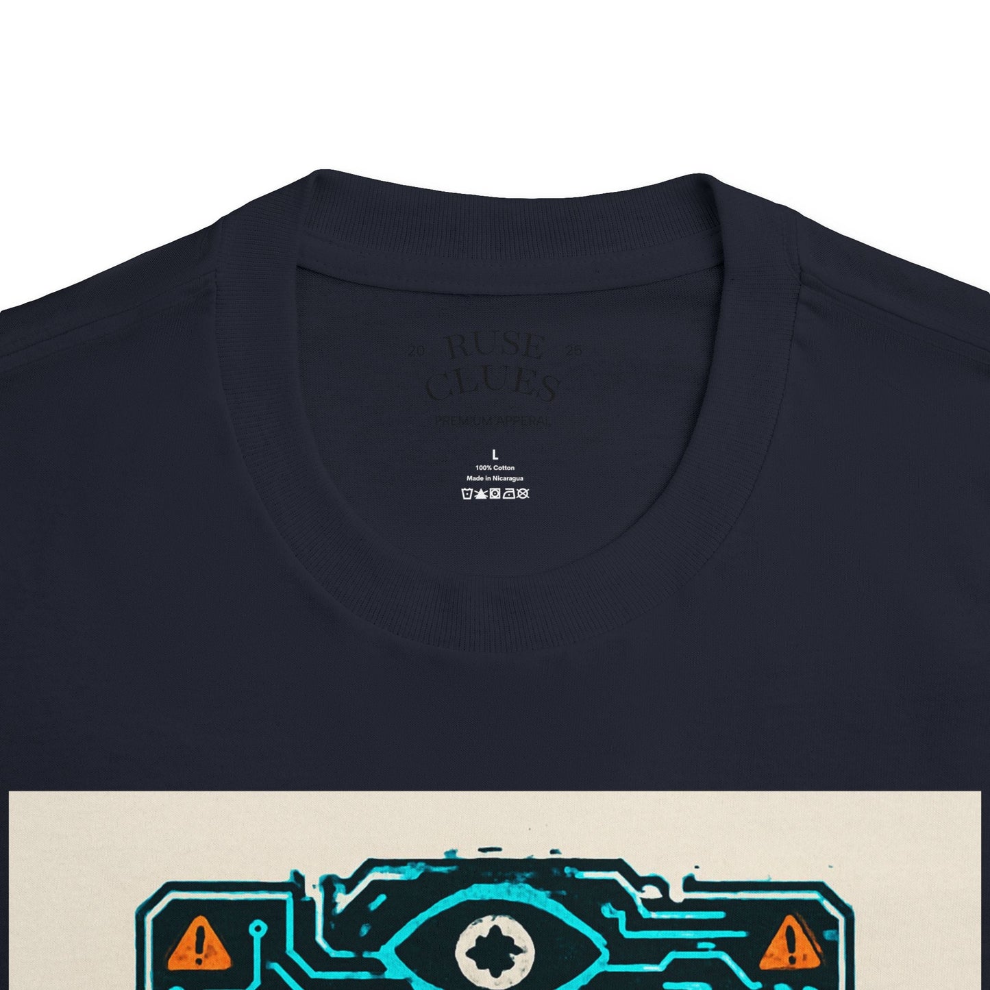 The Deceptive AI Accuracy Algorithm Ruse Clues® Tee — Tech T‑Shirt