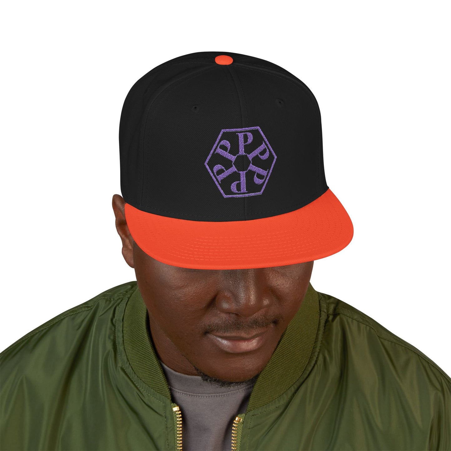 Stylish Straight Outta Pomona™ Snapback Cap with bluish logo, Trendy Hat for Casual Outfits, Perfect Gift for Friends, Summer Festivals, Daily Wear