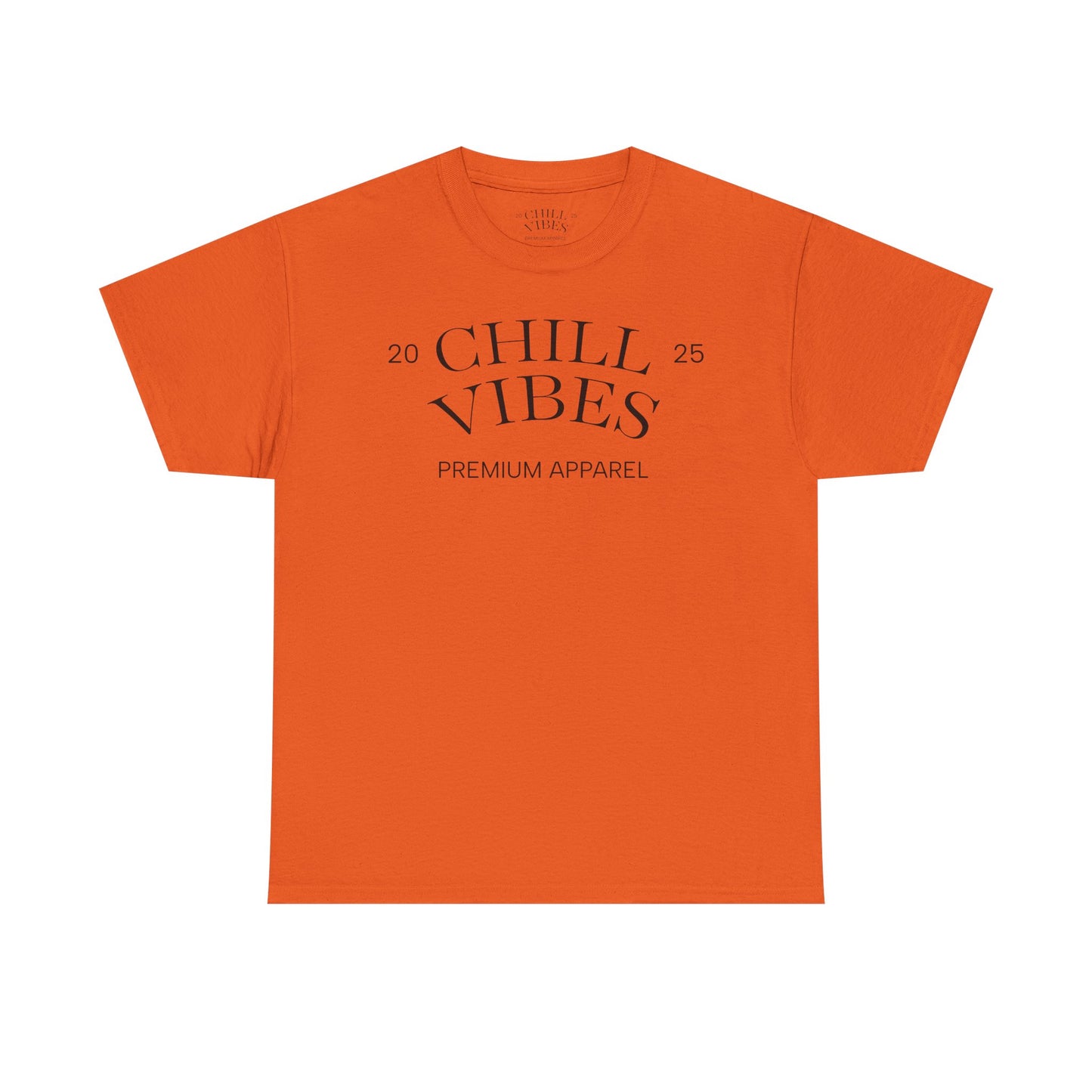 Chill Vibes Unisex Heavy Cotton Tee, Relaxed Wear, Casual Outfit, Gift for Friends, Everyday Style, Chill Apparel