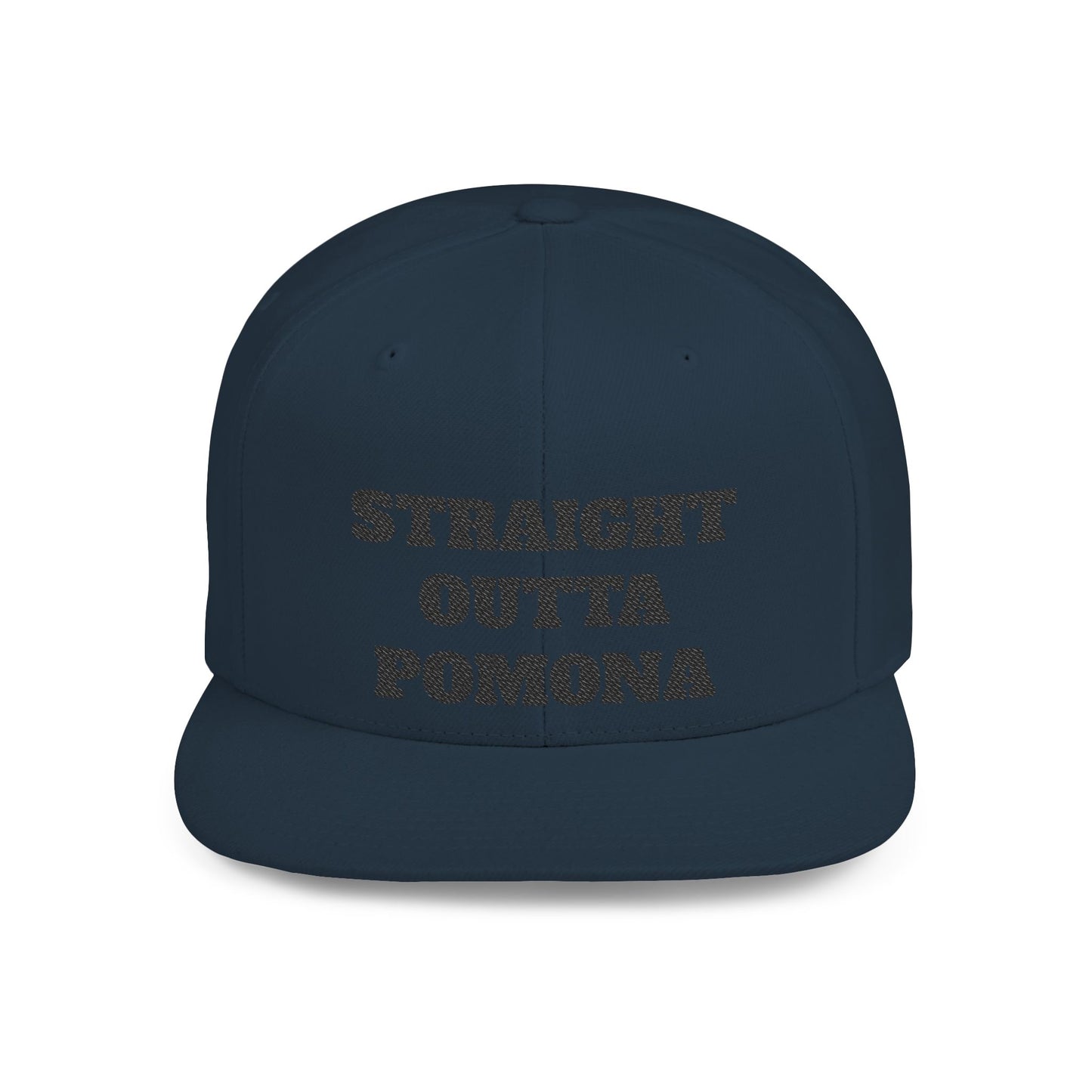 Stylish Flat Bill Straight Outta Pomona™ Snapback Hat - Perfect Gift for Hikers, Streetwear Enthusiasts, or Casual Outings, Cool Design, Summer Fashion