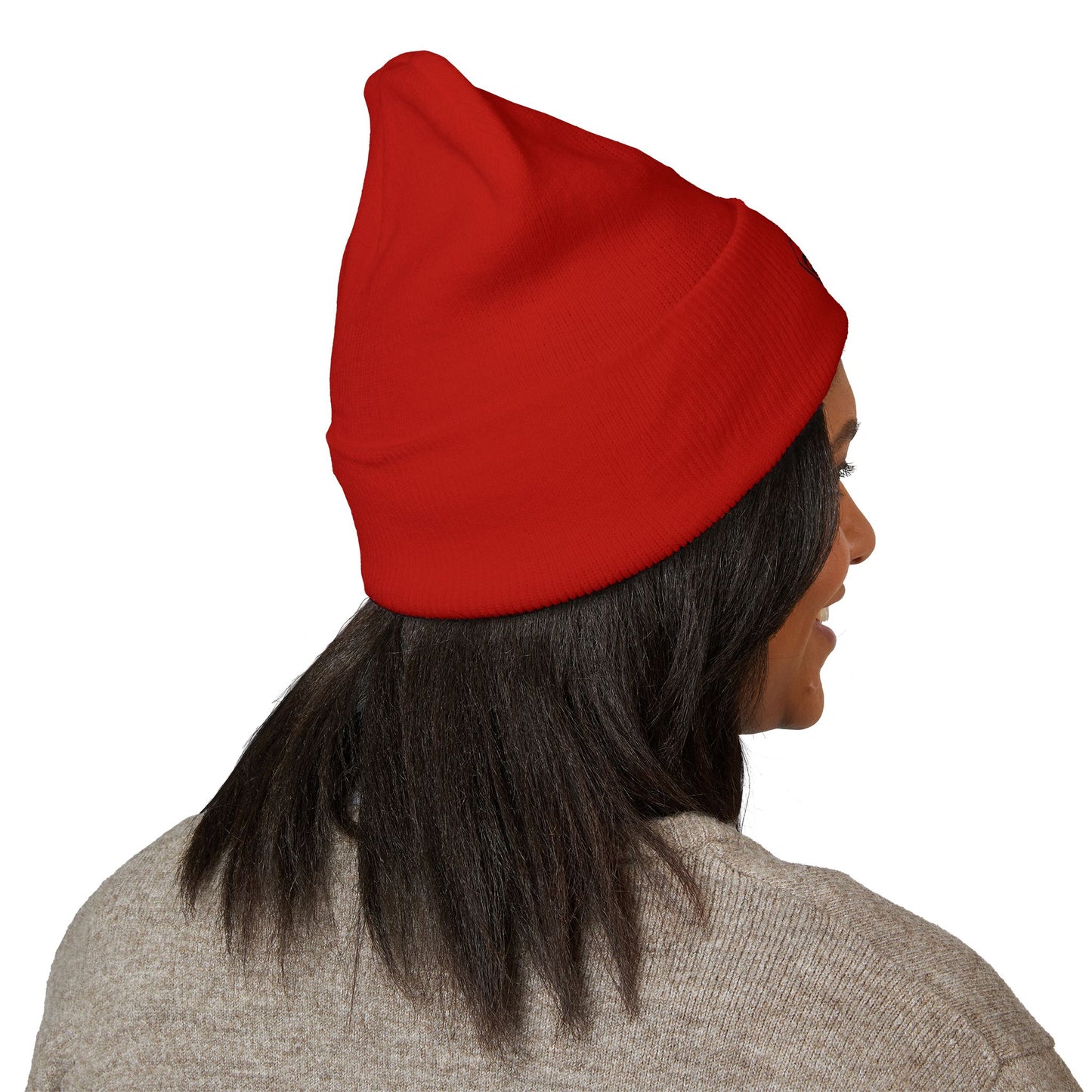 Stylish Embroidered Straight Outta Pomona™ Beanie, Cozy Winter Hat, Gift for Him/Her, Custom Logo Beanie, Perfect for Warmth and Fashion