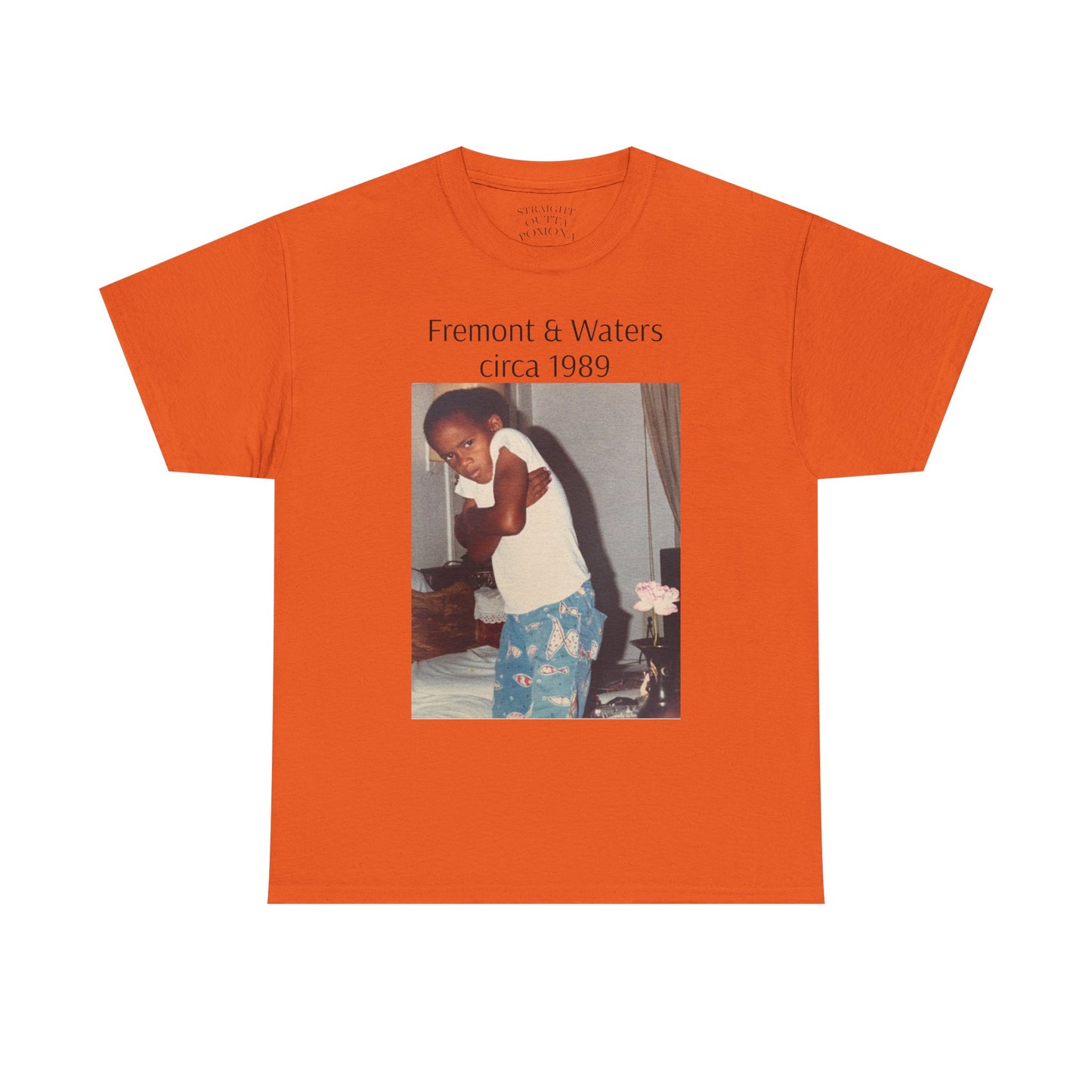 Straight Outta Pomona™ Tee, Unisex Heavy Cotton Tee, Vintage Style Shirt, Fremont & Waters circa 1989 tribute T-Shirt, Gift for Him/Her, 80s/90s Fashion