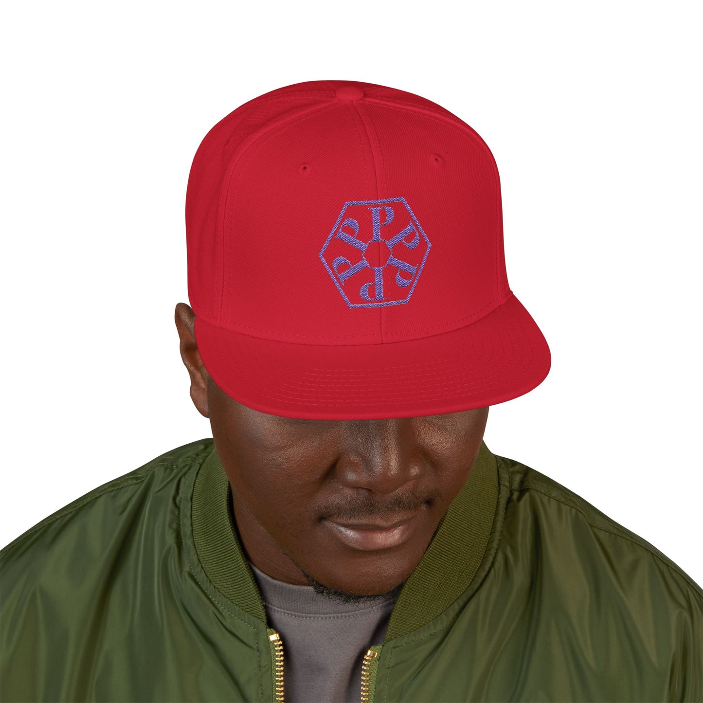 Stylish Straight Outta Pomona™ Snapback Cap with bluish logo, Trendy Hat for Casual Outfits, Perfect Gift for Friends, Summer Festivals, Daily Wear