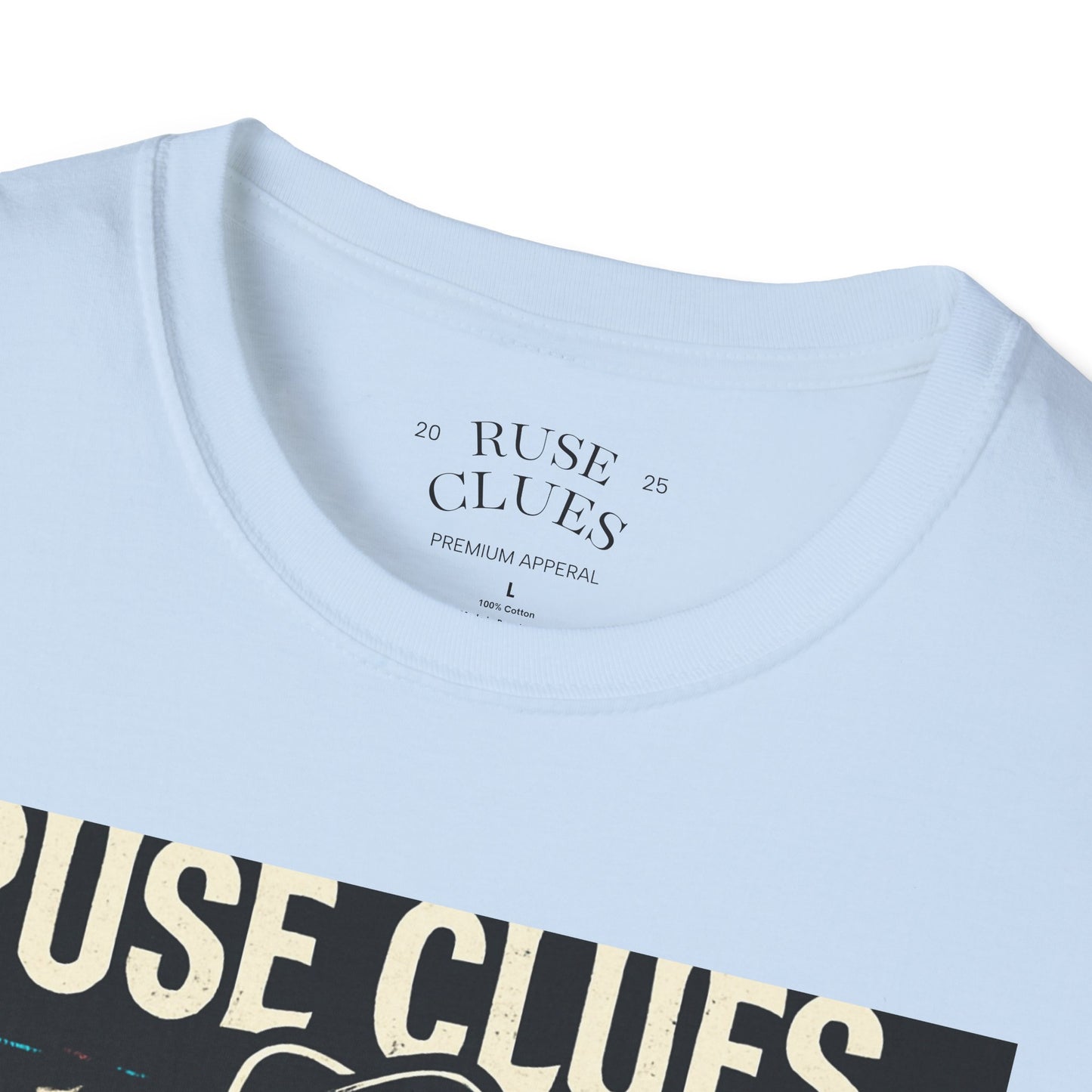 Mystery Detective Unisex Softstyle T-Shirt - Ruse Clues® Design
