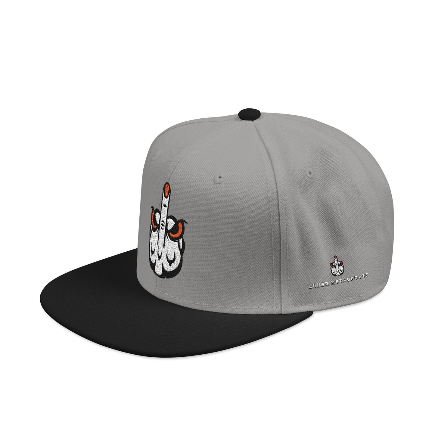 Embroidered Lunar Metropolis™ Snapback Hat — Bold Streetwear Cap