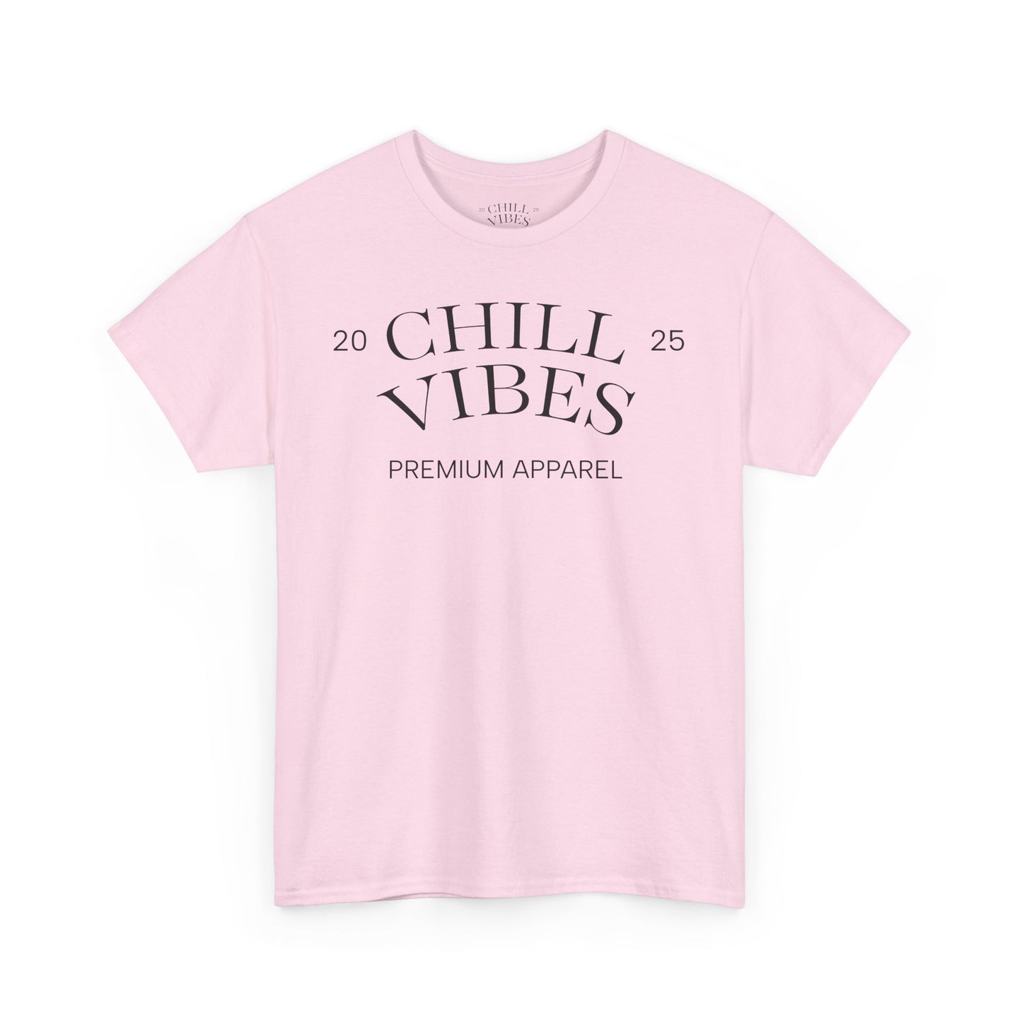 Chill Vibes Unisex Heavy Cotton Tee, Relaxed Wear, Casual Outfit, Gift for Friends, Everyday Style, Chill Apparel