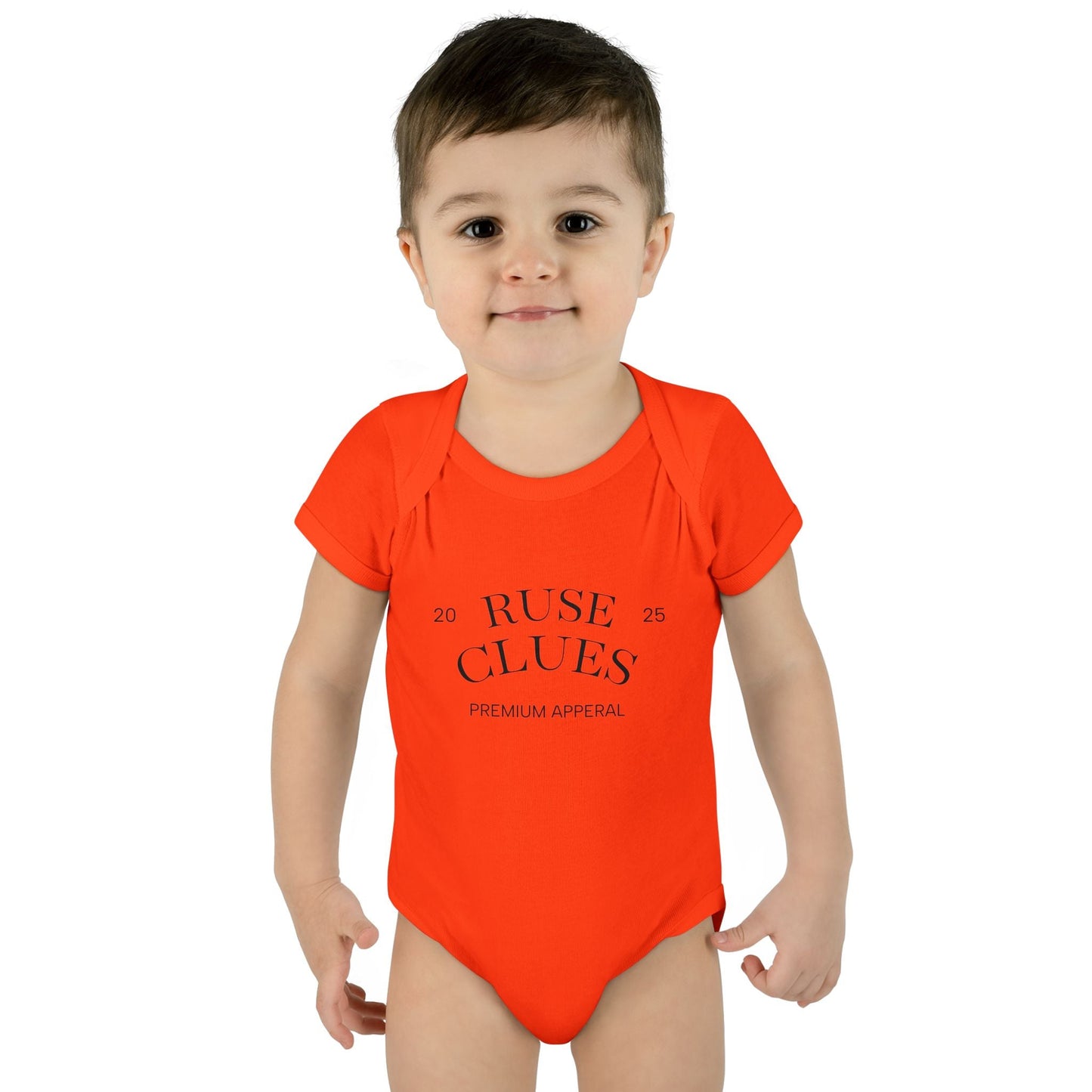 Infant Baby Ruse Clues® Bodysuit - Cute Baby Apparel, Perfect Baby Shower Gift, Newborn Outfit, Seasonal Celebrations, Family Photos