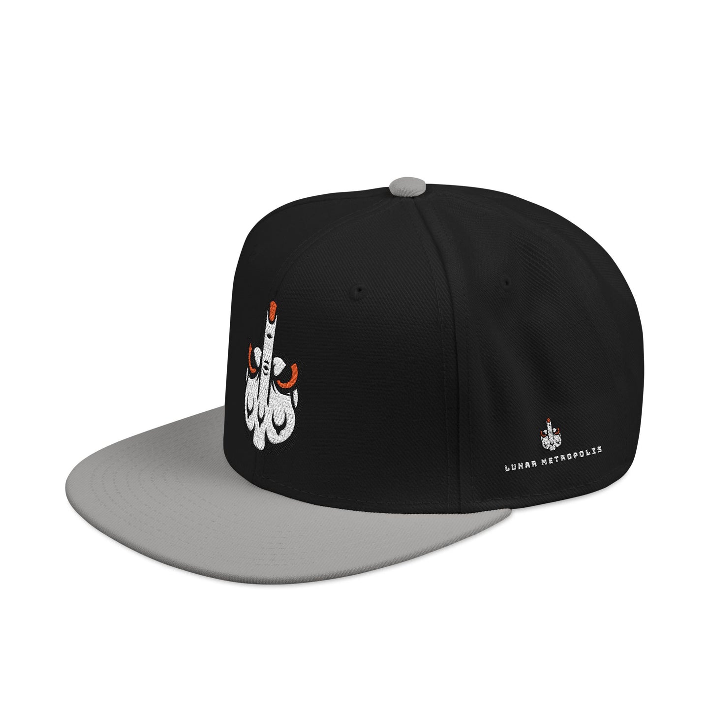 Embroidered Lunar Metropolis™ Snapback Hat — Bold Streetwear Cap