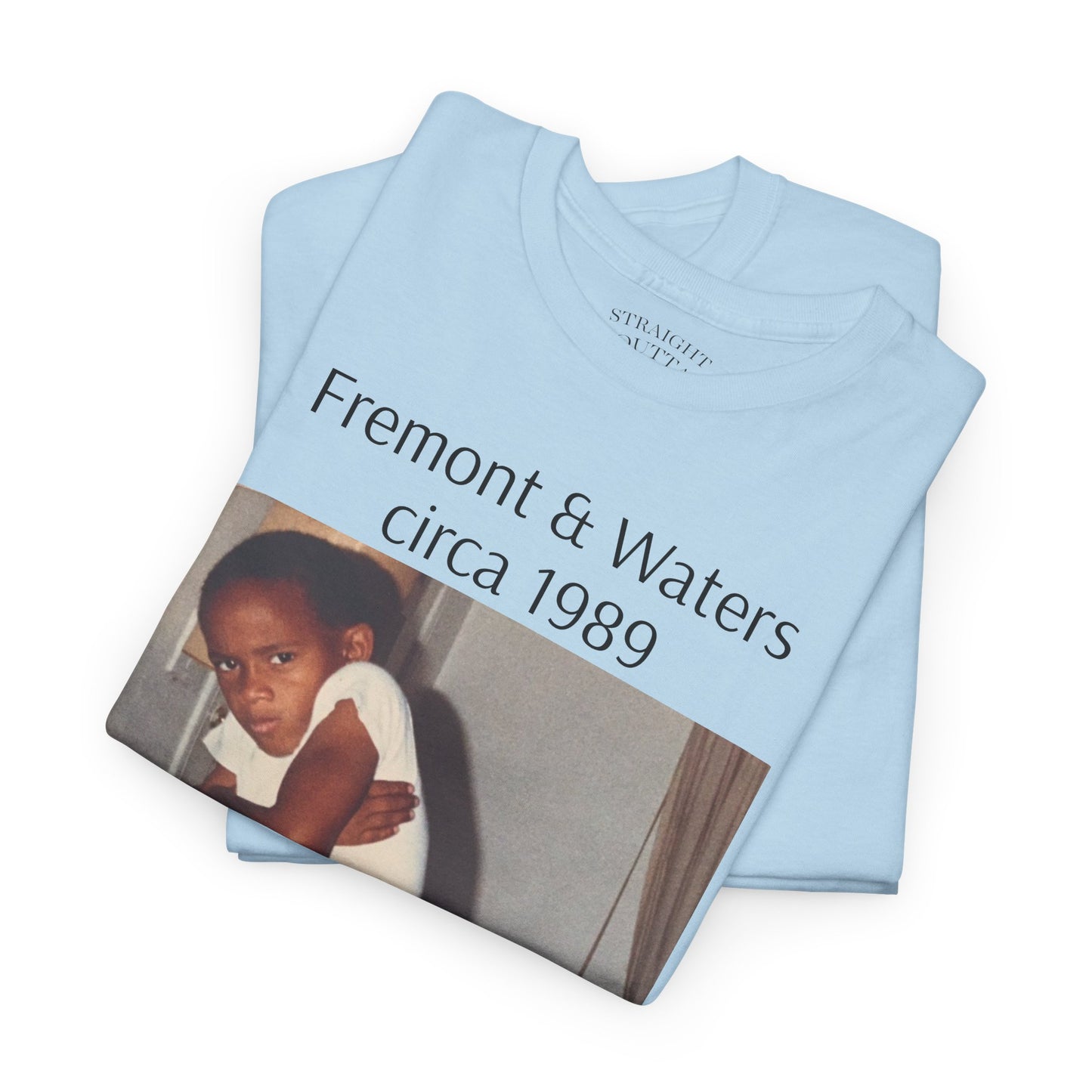 Straight Outta Pomona™ Tee, Unisex Heavy Cotton Tee, Vintage Style Shirt, Fremont & Waters circa 1989 tribute T-Shirt, Gift for Him/Her, 80s/90s Fashion