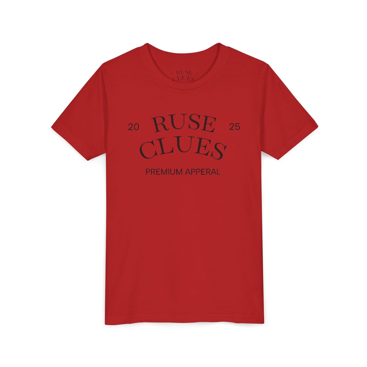 Youth Short Sleeve Ruse Clues® Tee, Fun Graphic Tee, Kids Casual T-Shirt, Gift for Teens, Back to School Apparel, Summer Wear