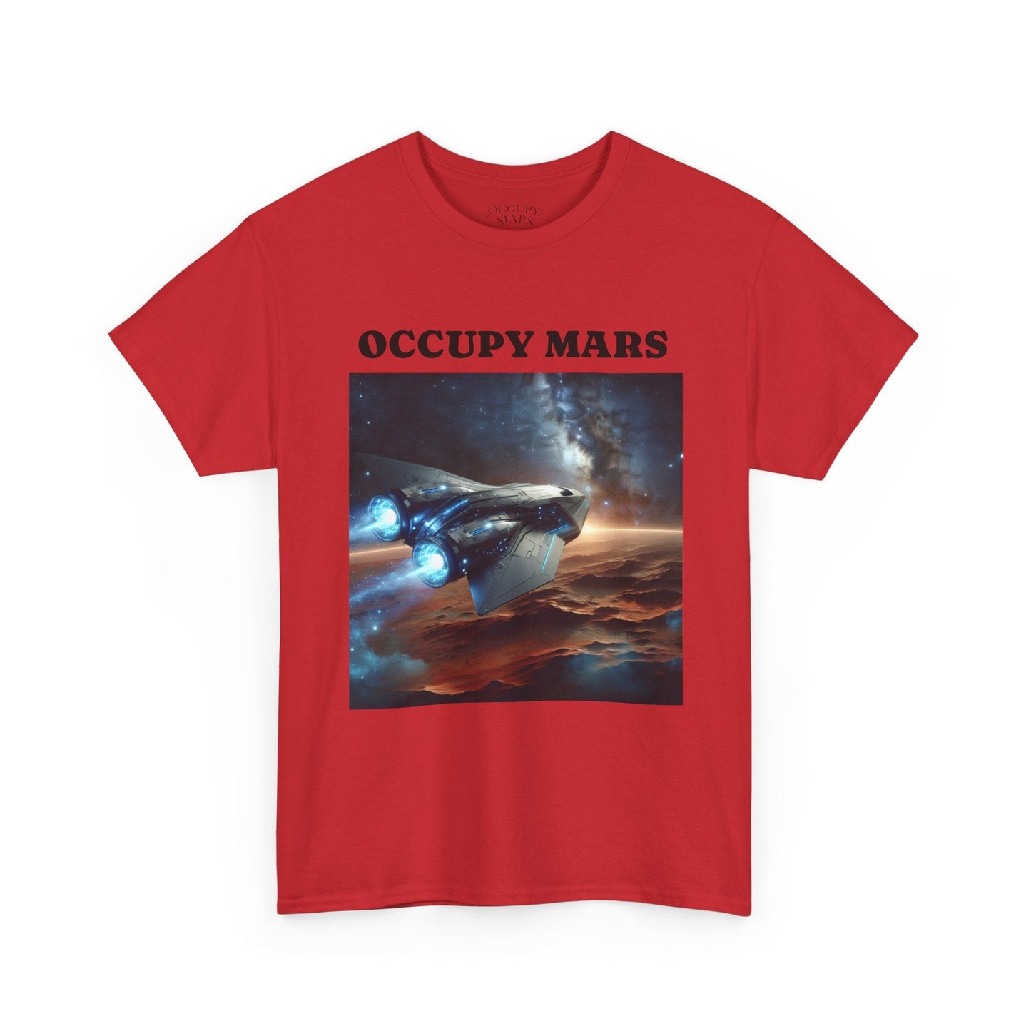 Occupy Mars™ Unisex Heavy Cotton Apparel Space Adventure Tee - Perfect for Cosmic Dreamers, Casual Everyday Wear, Space Lovers, Gift for Astronomers, [...]