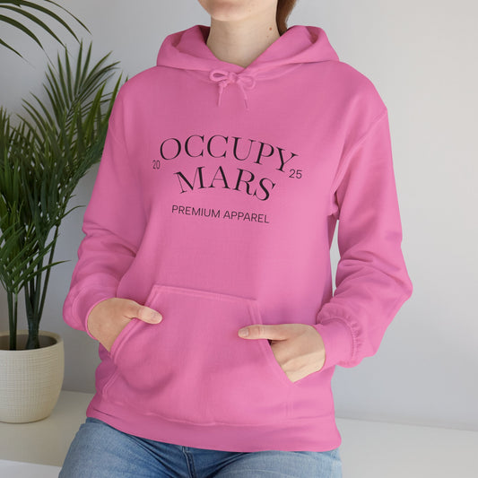 Occupy Mars™ Hooded Sweatshirt - Casual Comfort, Perfect for Everyday Wear, Gifts for Space Enthusiasts, Cozy Fashion
