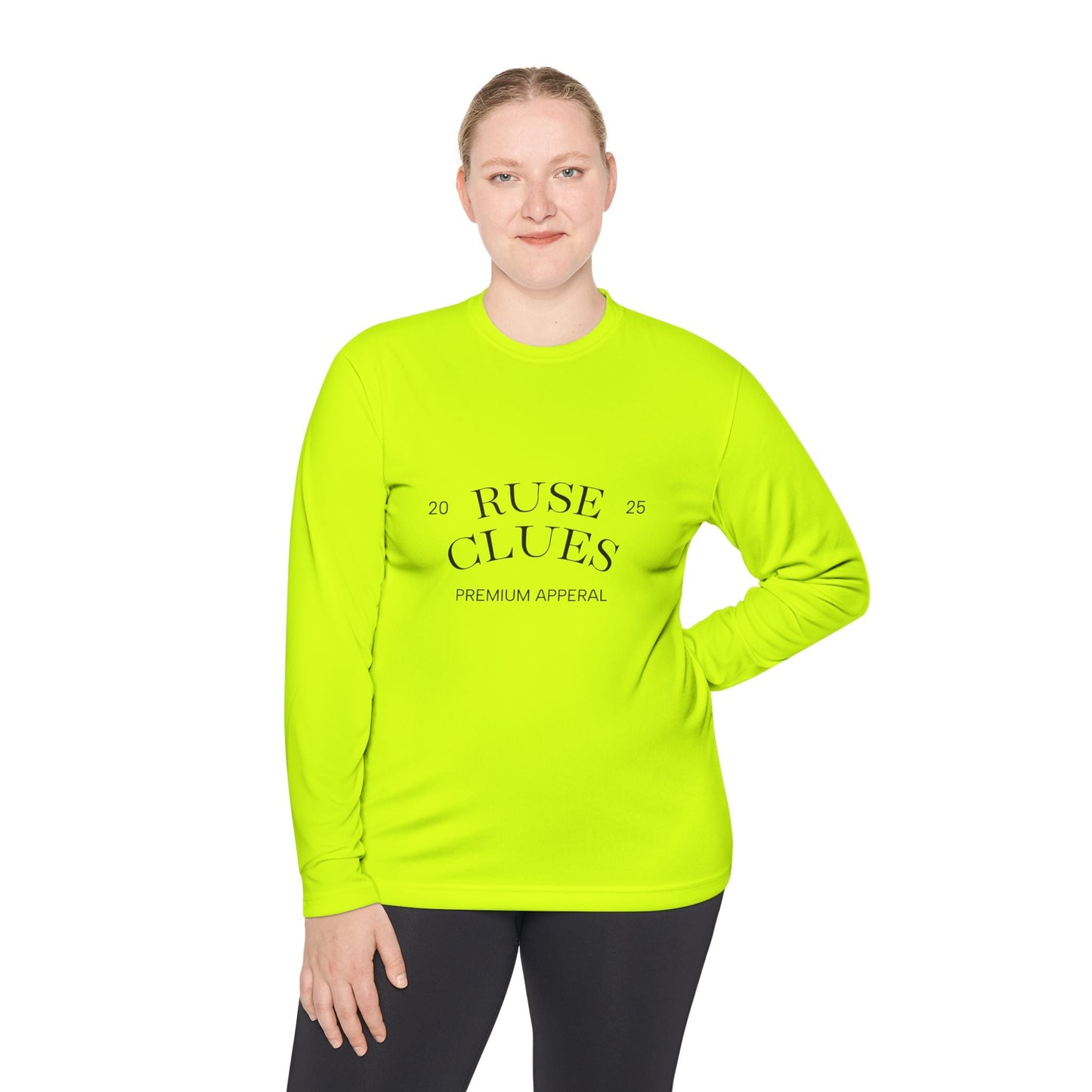 Women's Lightweight  Long Sleeve Ruse Clues® Tee - Premium Apparel for Everyday Style, Casual Wear, Gifts for Friends, Layering Piece, Trendy Fashion