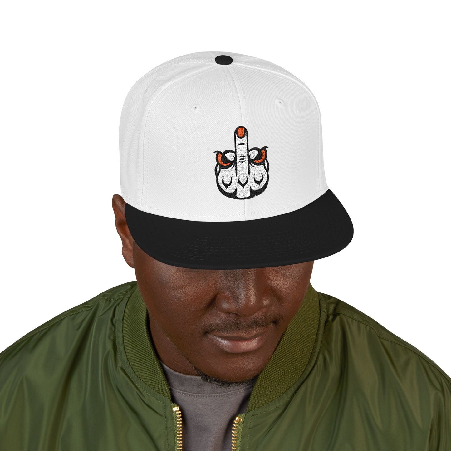 Embroidered Lunar Metropolis™ Snapback Hat — Bold Streetwear Cap