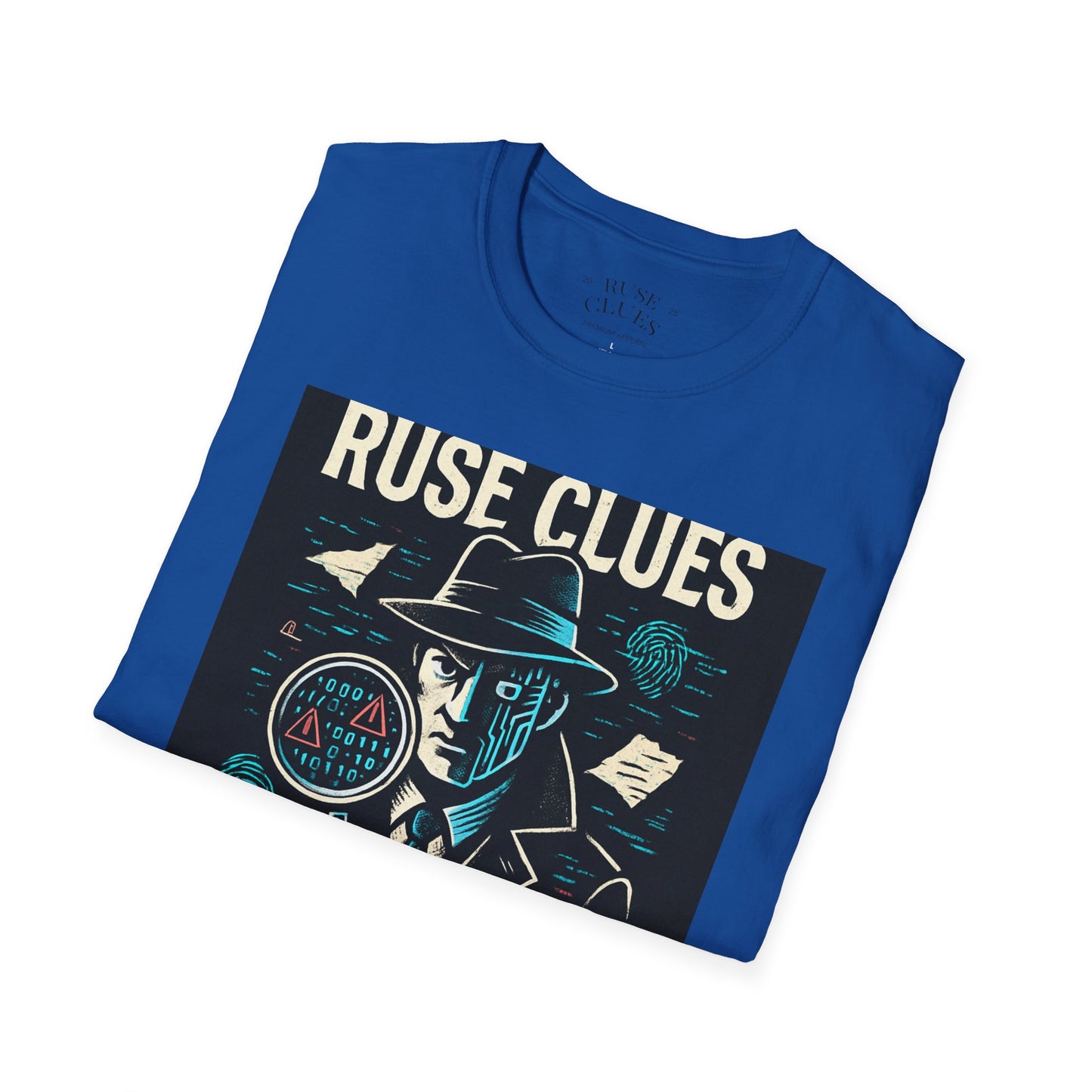 Mystery Detective Unisex Softstyle T-Shirt - Ruse Clues® Design
