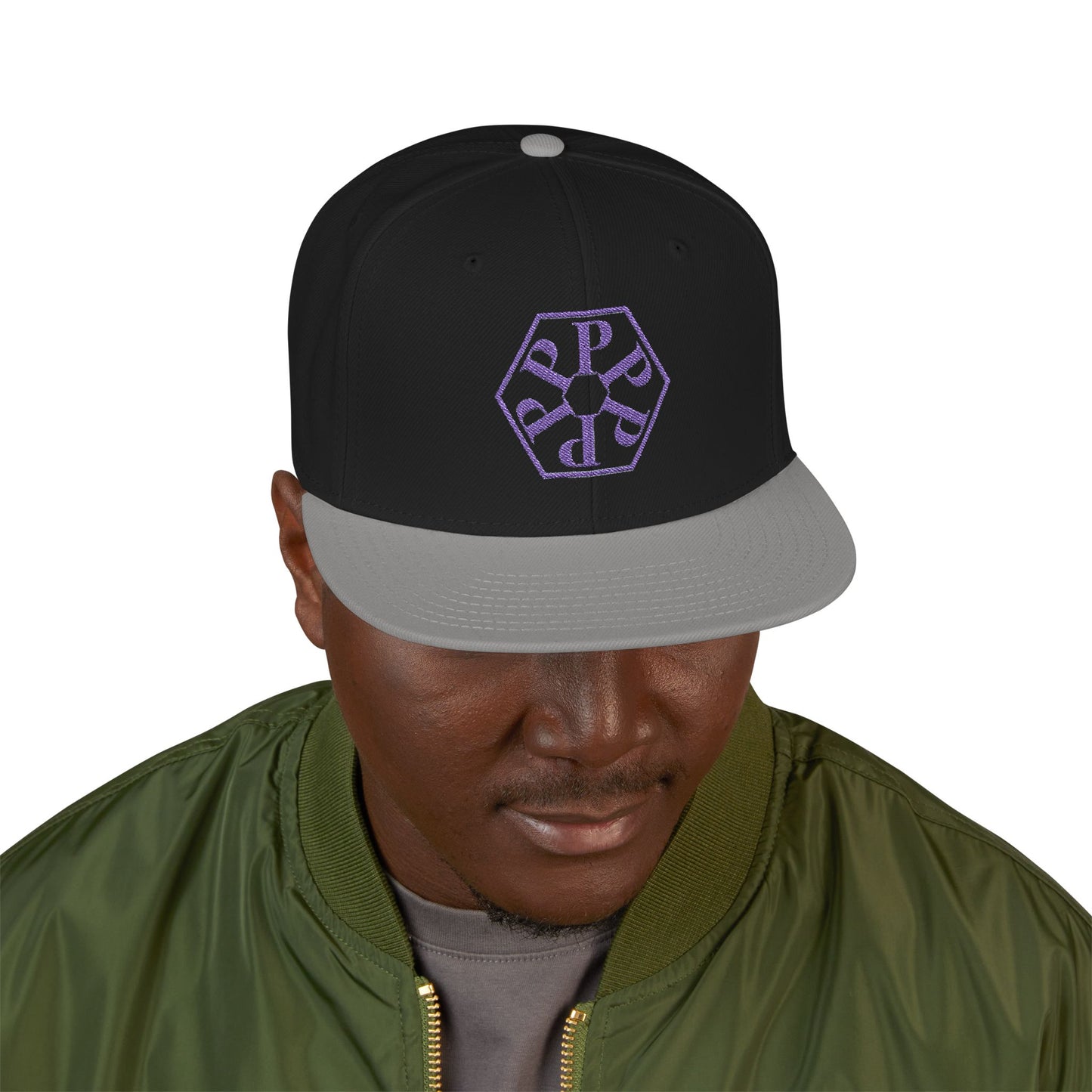 Stylish Straight Outta Pomona™ Snapback Cap with bluish logo, Trendy Hat for Casual Outfits, Perfect Gift for Friends, Summer Festivals, Daily Wear