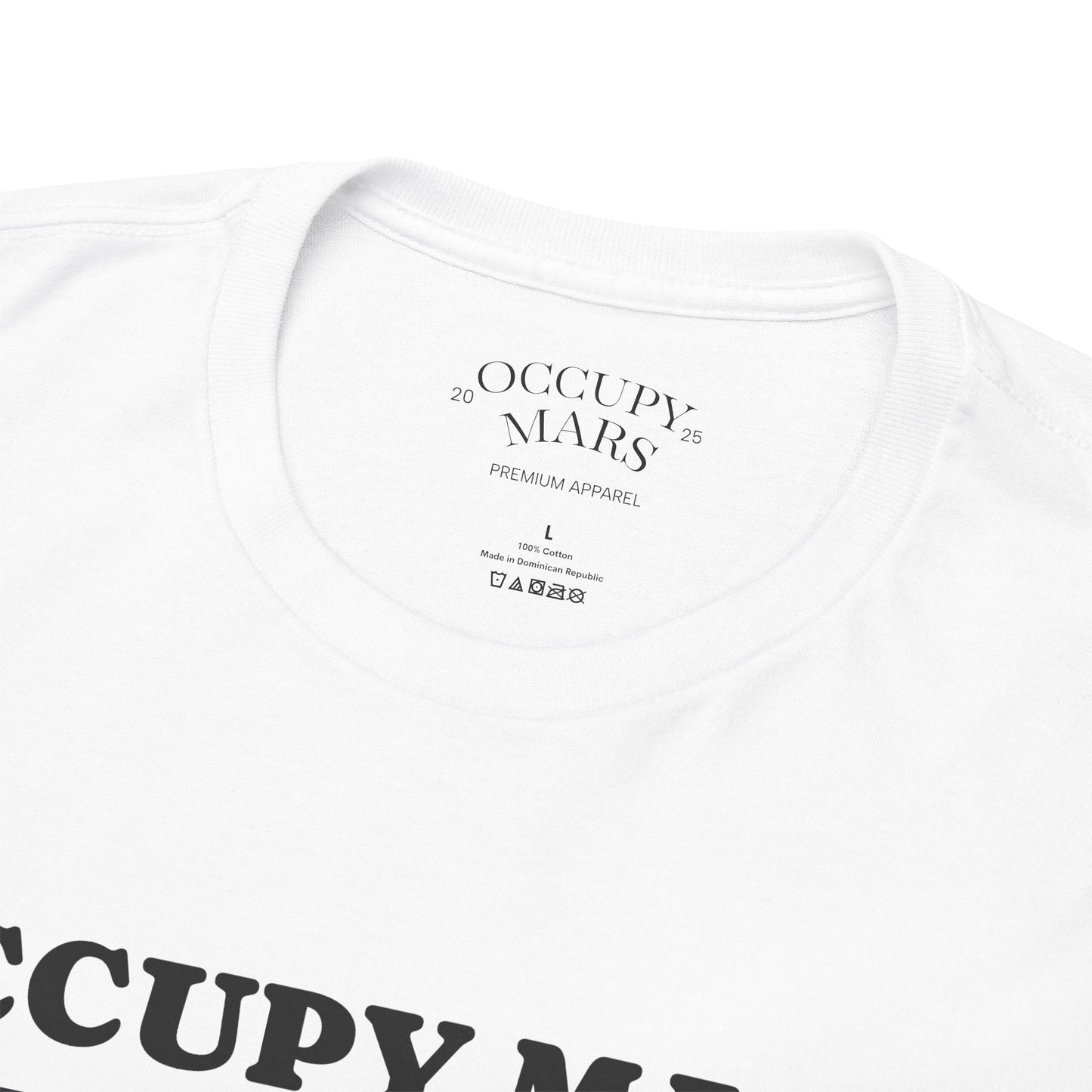 Occupy Mars™ Unisex Heavy Cotton Apparel Space Adventure Tee - Perfect for Cosmic Dreamers, Casual Everyday Wear, Space Lovers, Gift for Astronomers, [...]