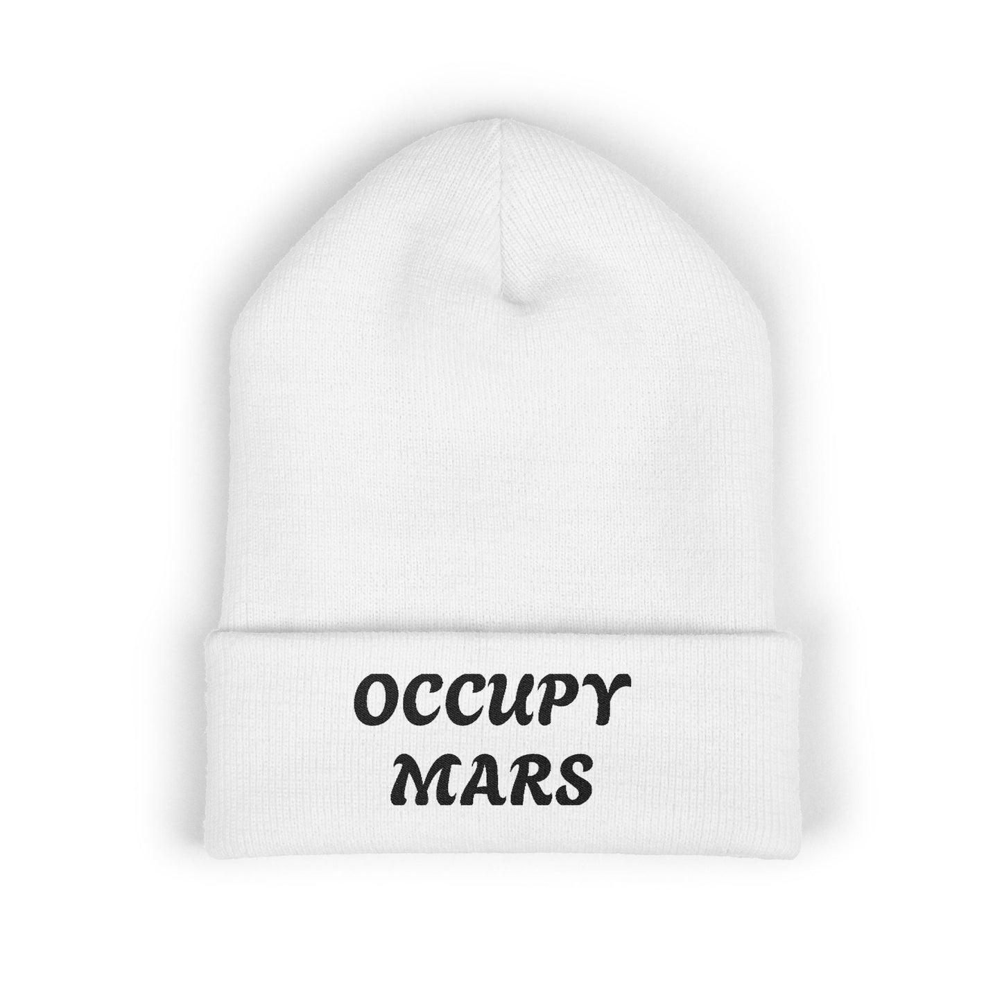 OCCUPY MARS™ Classic Cuffed Beanie | Stylish Winter Hat, Trendy Beanie for Space Lovers, Gift for Astronaut Enthusiasts, Unisex Warm [...]