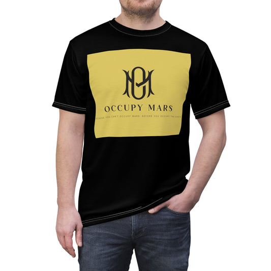 Unisex Graphic Tee - Occupy Mars™ Apparel, Space Lover Gift, Casual Wear, Unique Statement Shirt, Eco-Friendly Fashion