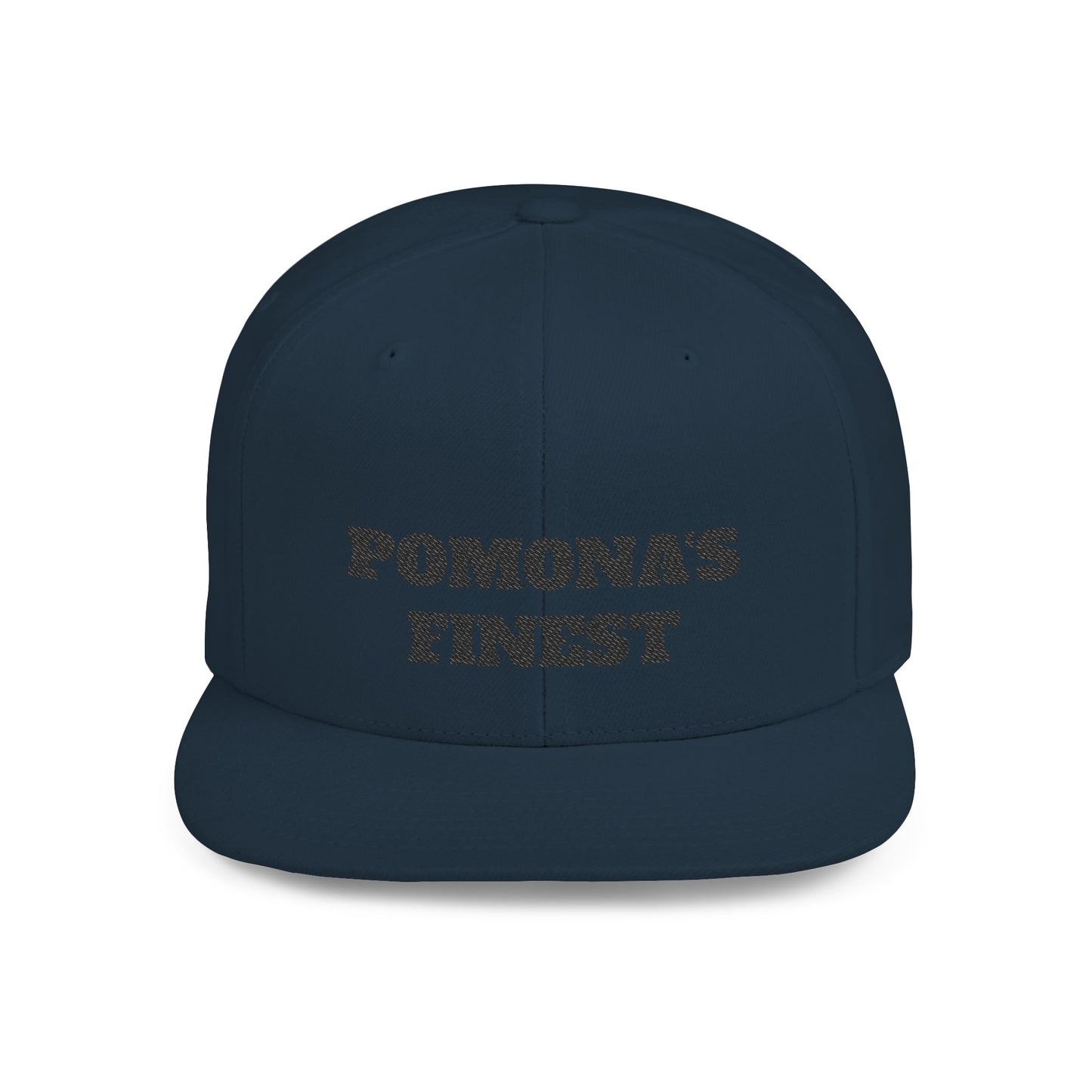 Stylish Flat Bill Pomona's Finest™ Snapback Hat - Perfect Gift for Hikers, Streetwear Enthusiasts, or Casual Outings, Cool Design, Summer Fashion