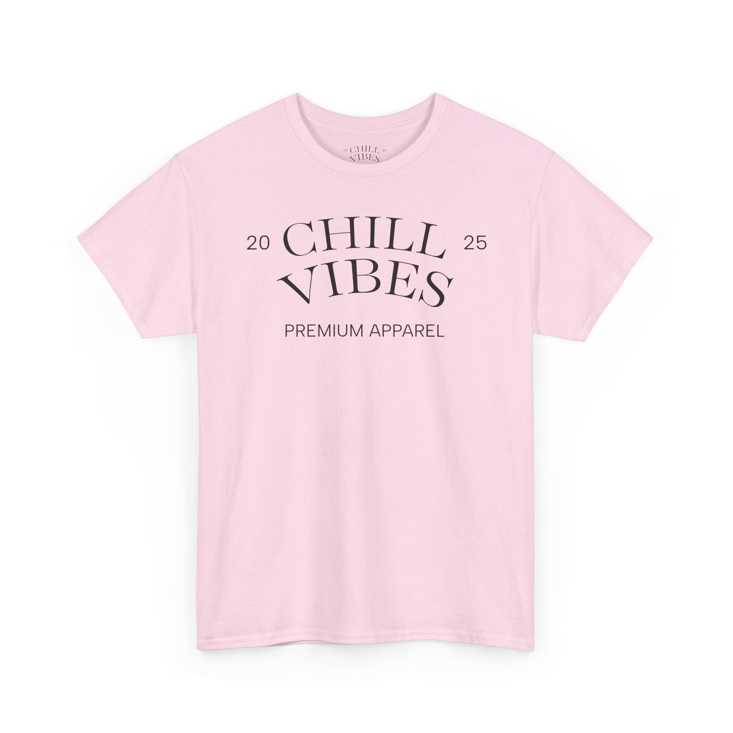 Chill Vibes™ Unisex Heavy Cotton Tee, Relaxed Wear, Casual Outfit, Gift for Friends, Everyday Style, Chill Apparel