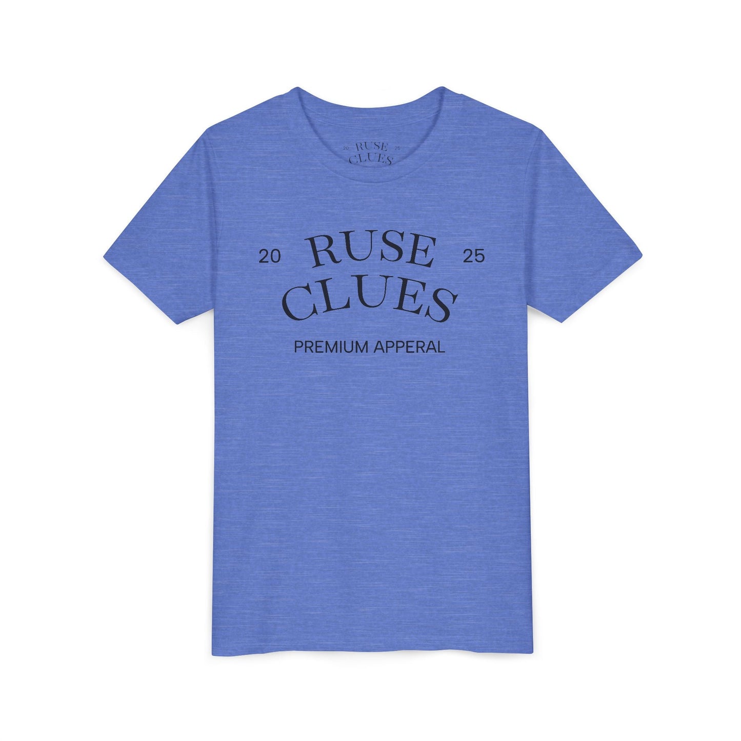 Youth Short Sleeve Ruse Clues® Tee, Fun Graphic Tee, Kids Casual T-Shirt, Gift for Teens, Back to School Apparel, Summer Wear