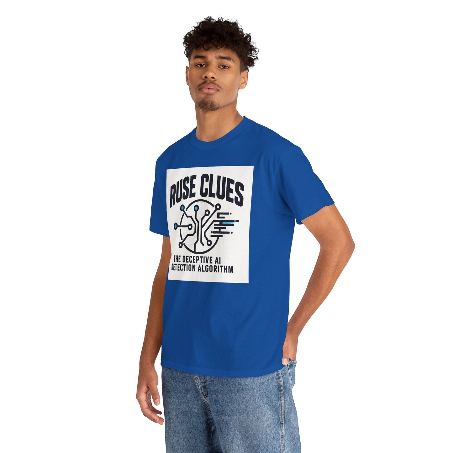 Ruse Clues® AI Detection Tee - Unisex Heavy Cotton T-Shirt