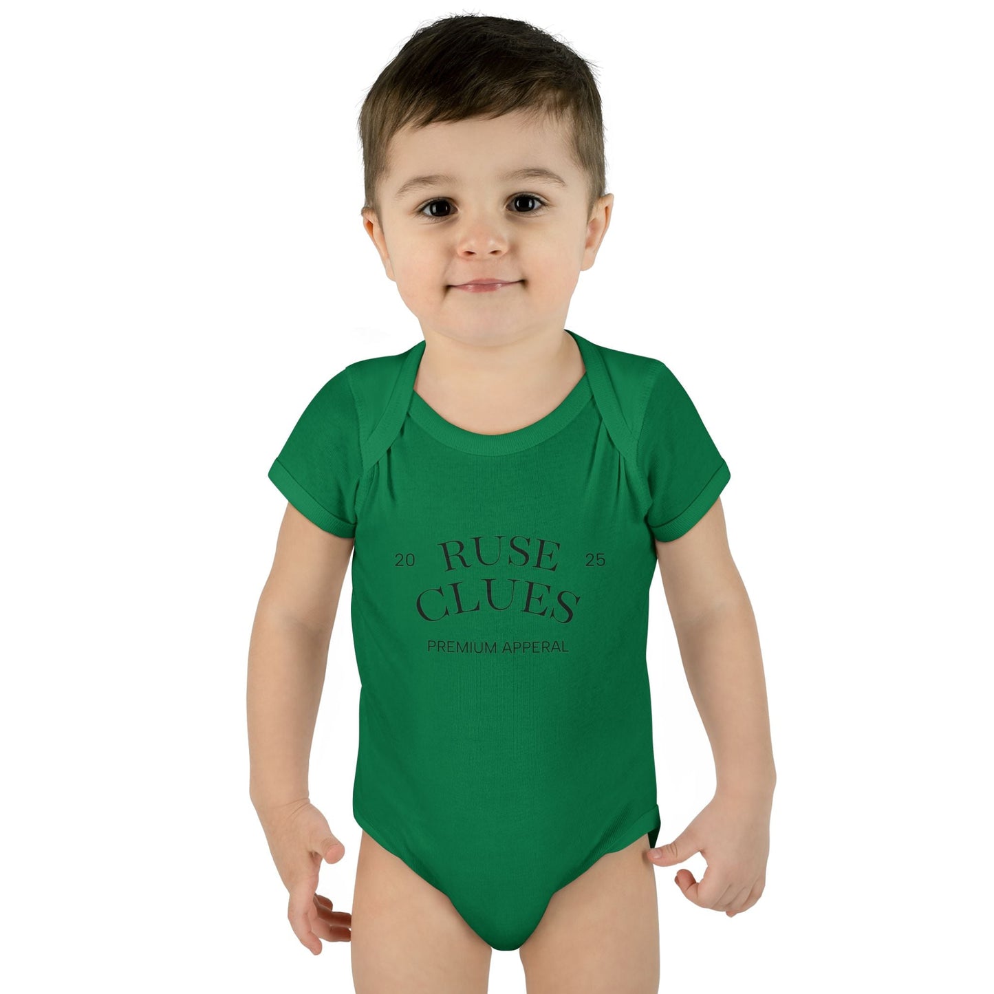 Infant Baby Ruse Clues® Bodysuit - Cute Baby Apparel, Perfect Baby Shower Gift, Newborn Outfit, Seasonal Celebrations, Family Photos