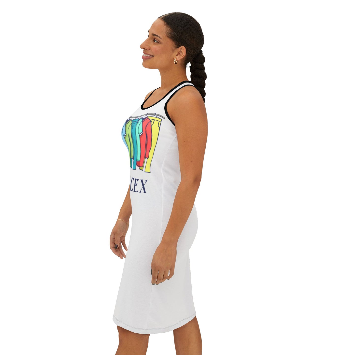 Women's Racerback SpaceX Dress - Perfect for Casual Wear, Summer Outings, Gifts & Outdoor Events