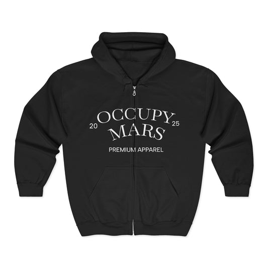 Full Zip Hooded OCCUPY MARS™ Sweatshirt