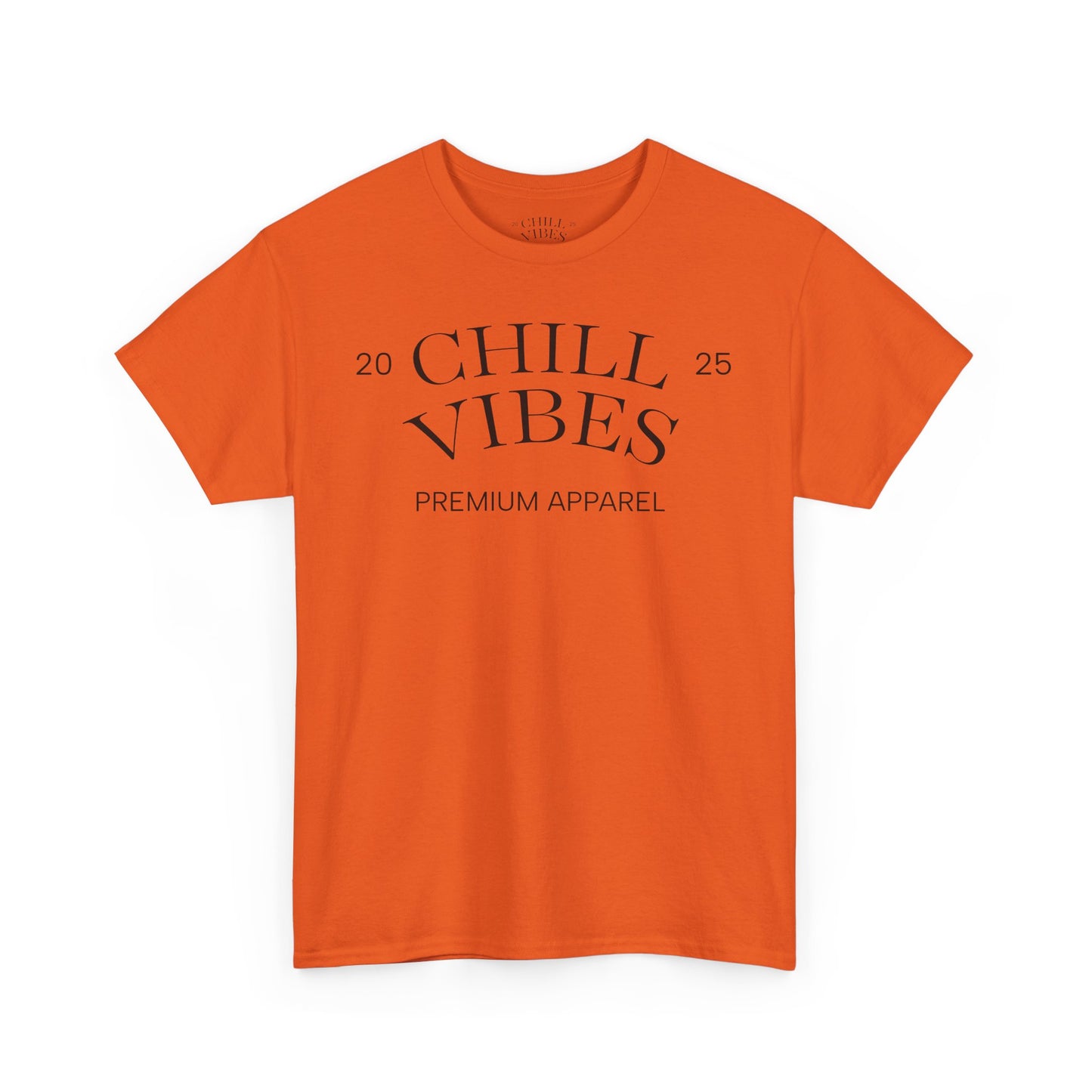 Chill Vibes Unisex Heavy Cotton Tee, Relaxed Wear, Casual Outfit, Gift for Friends, Everyday Style, Chill Apparel