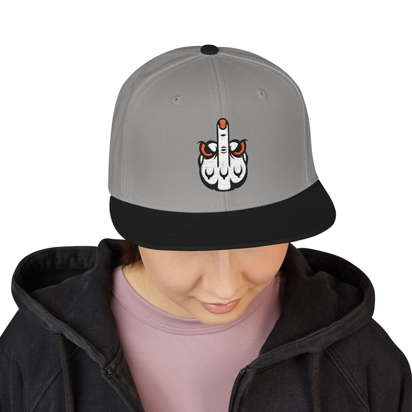 Embroidered Lunar Metropolis™ Snapback Hat — Bold Streetwear Cap