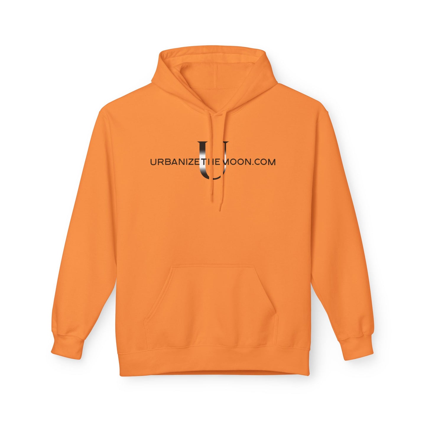 UrbanizeTheMoon.com™ Logo Hoodie — Minimal Moon Graphic Pullover