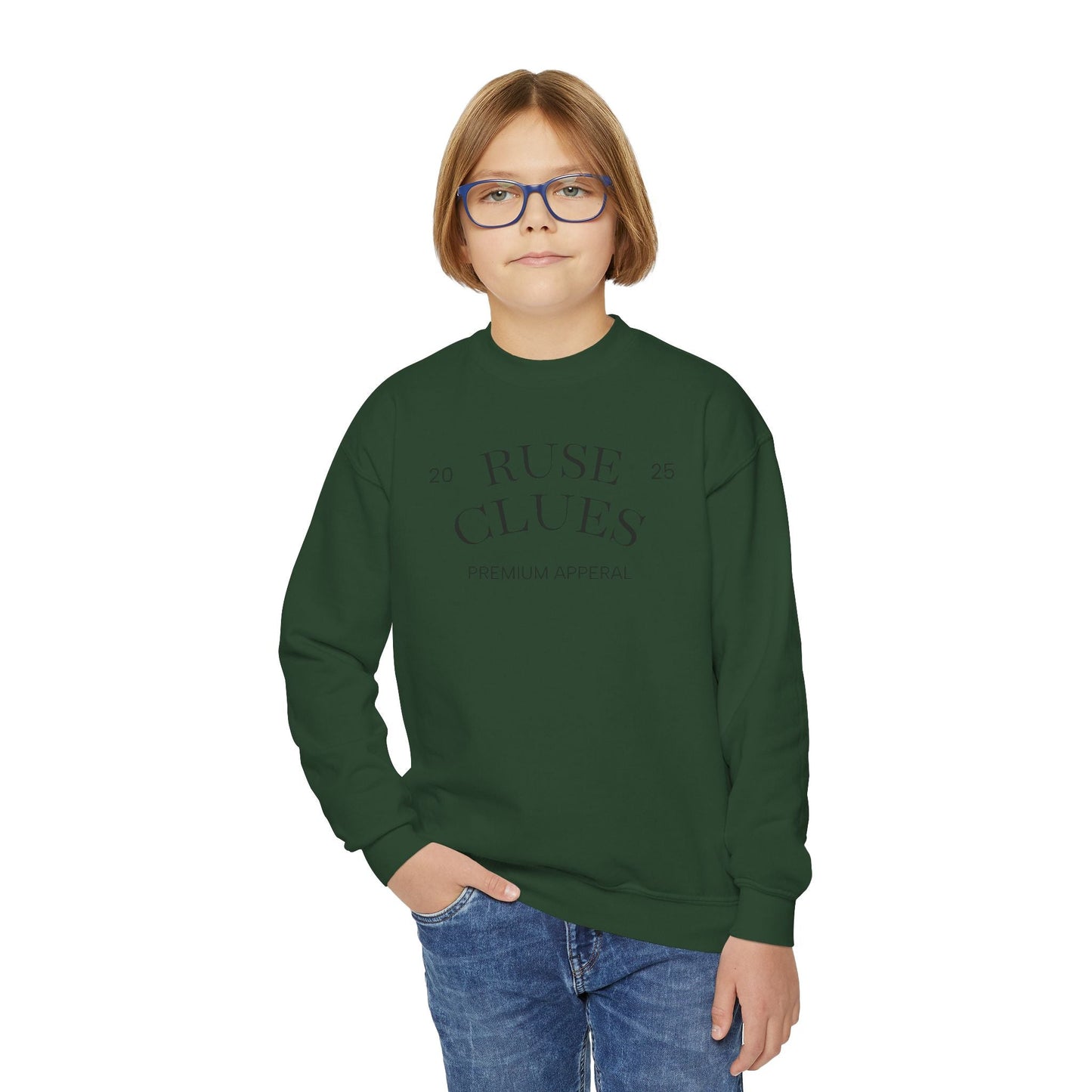 Youth Crewneck Ruse Clues® Sweatshirt