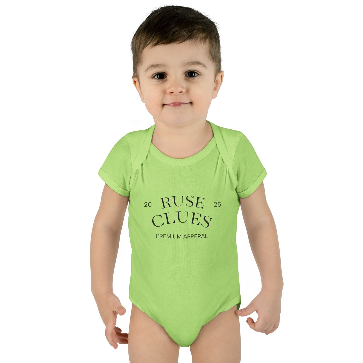Infant Baby Ruse Clues® Bodysuit - Cute Baby Apparel, Perfect Baby Shower Gift, Newborn Outfit, Seasonal Celebrations, Family Photos