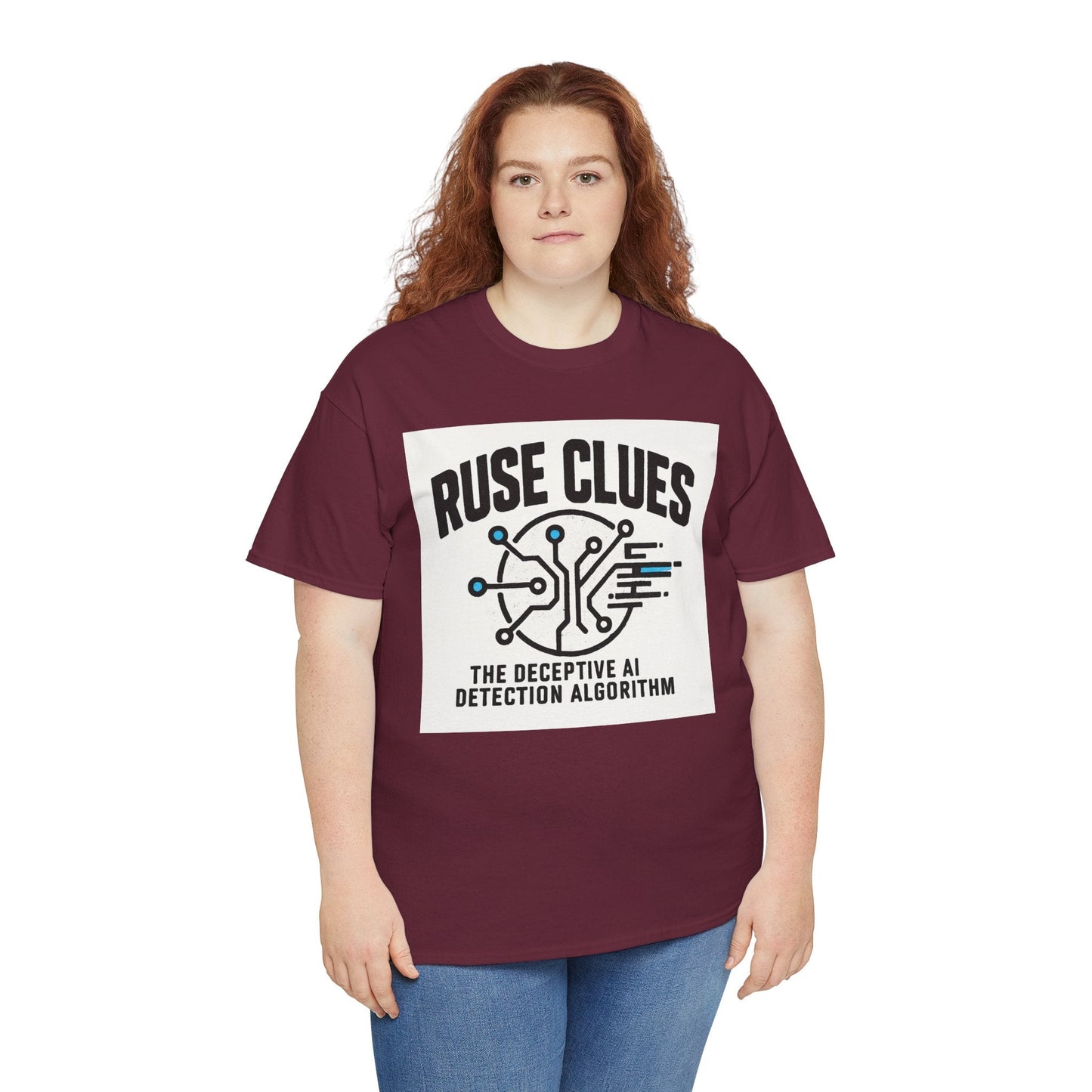 Ruse Clues® AI Detection Tee - Unisex Heavy Cotton T-Shirt